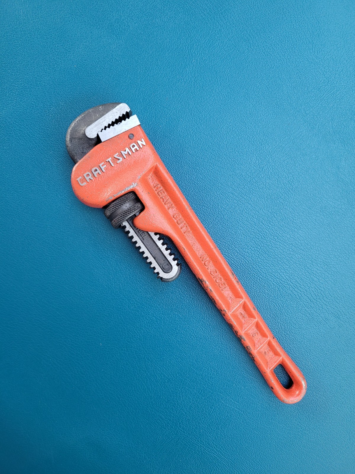 Craftsman Heavy Duty 10'' Pipe Wrench 51651 Vintage In USA.