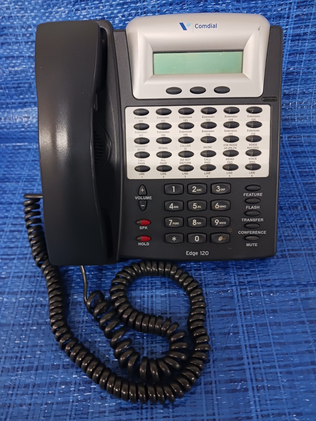 Comdial 7261-00 Edge 120 Telephone, PreOwned, Nice Working Condition, Free Ship