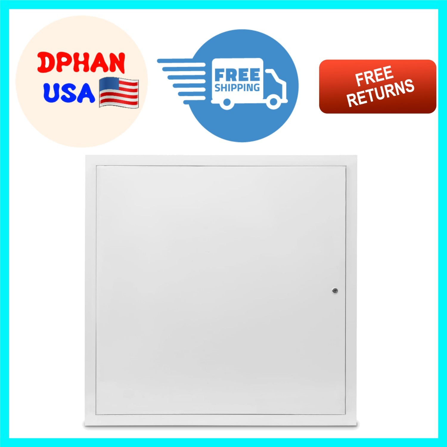 24x24 Metal Access Panel - Durable 1mm Thickness for Drywall & Ceilings