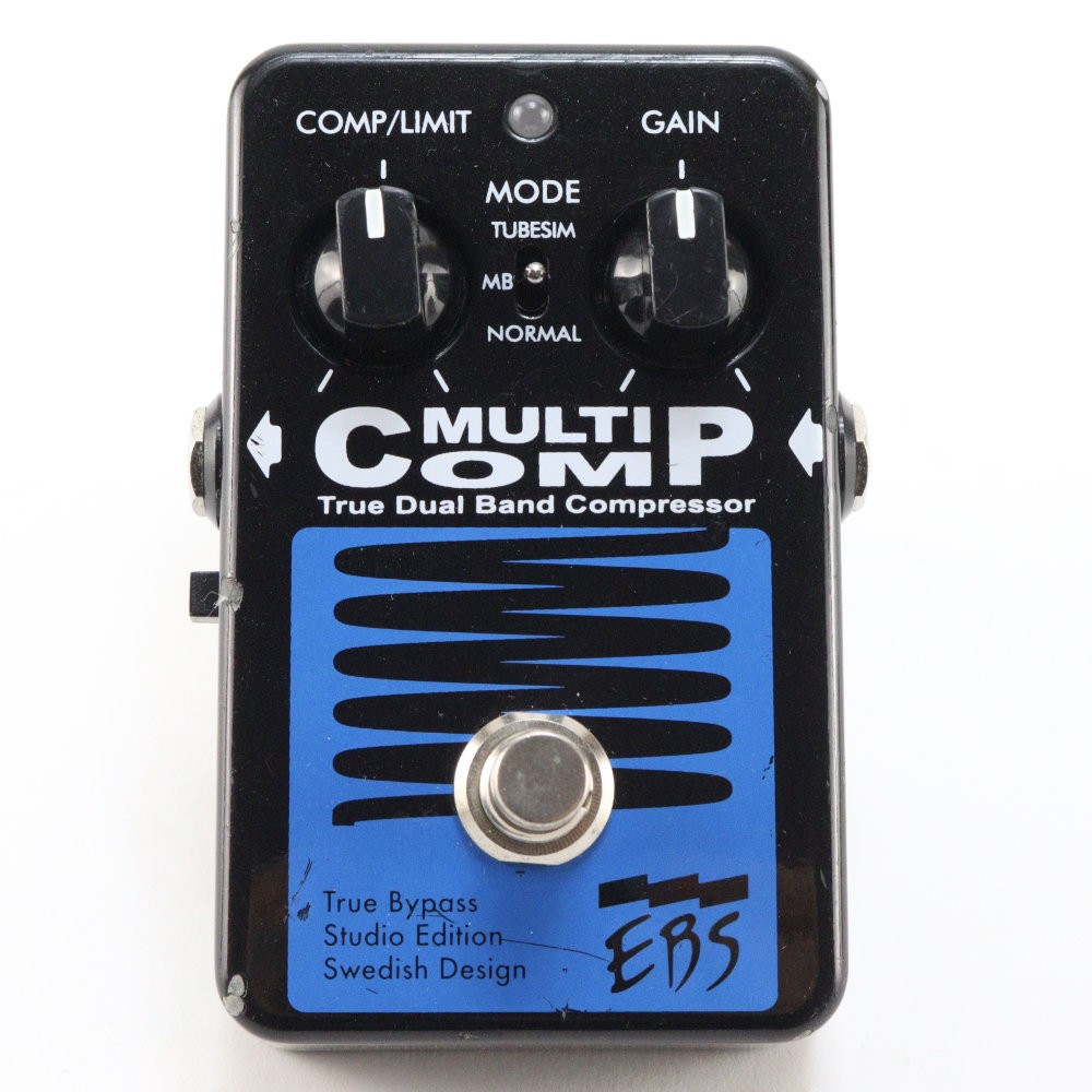 EBS Multi Comp Studio Edition 2-Knob Bass Compressor Pedal Used