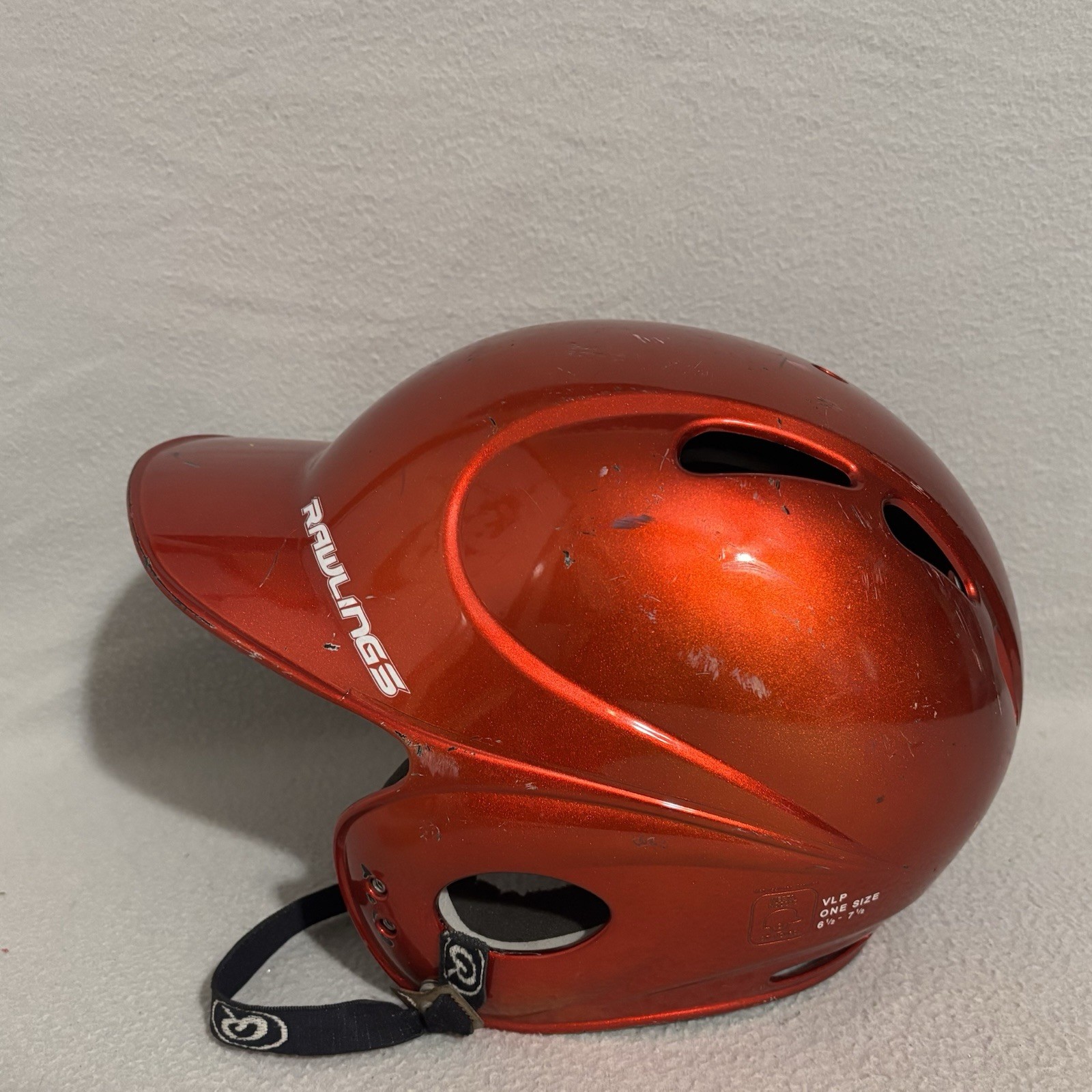 Rawlings Red Youth Baseball Helmet VLP One Size 6 1/2 - 7 1/2