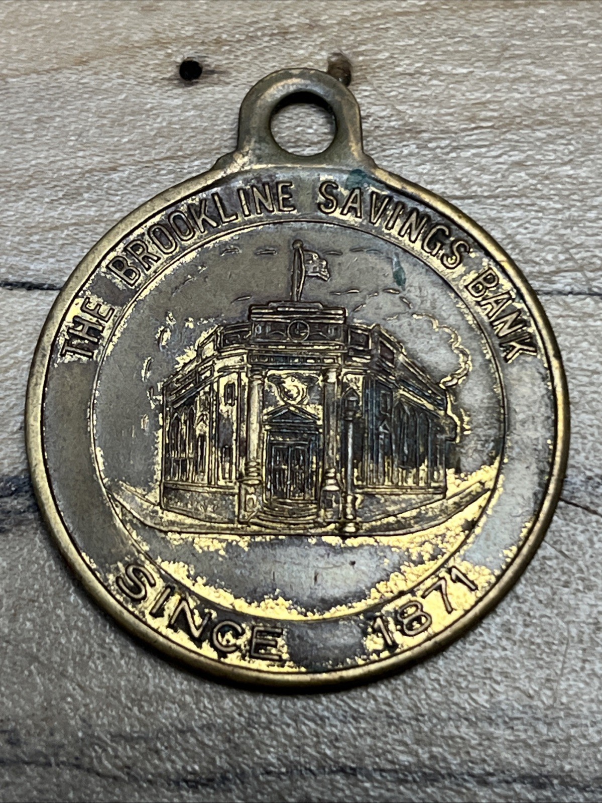 Brookline Savings Bank Brookline, Mass. Key Fob *C958