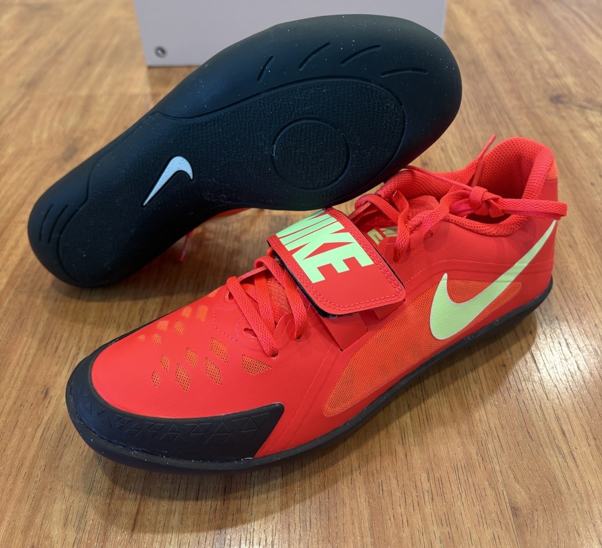 Nike Zoom Rival SD 2 Men Throwing Shoes Bright Crimson FZ9665-600 NEW Sz 9 New