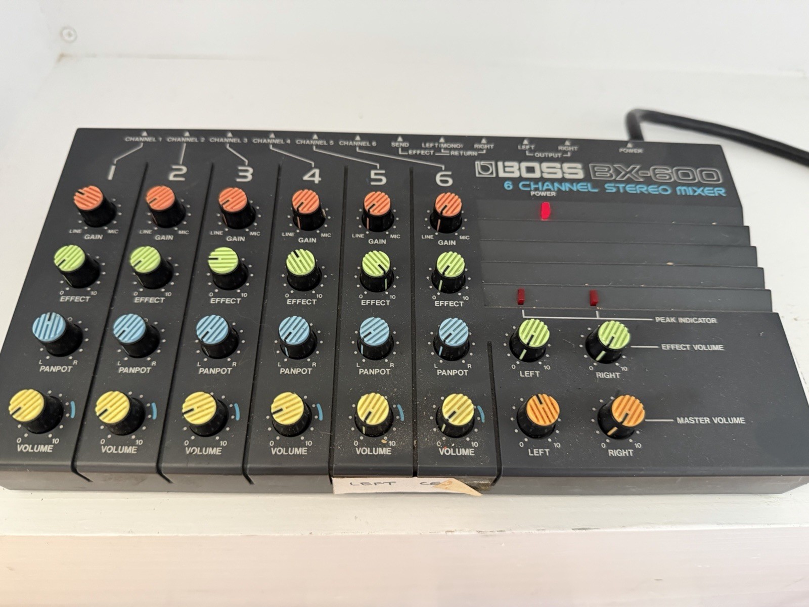BOSS BX-600 6 Channel Stereo Mixer With Original Box