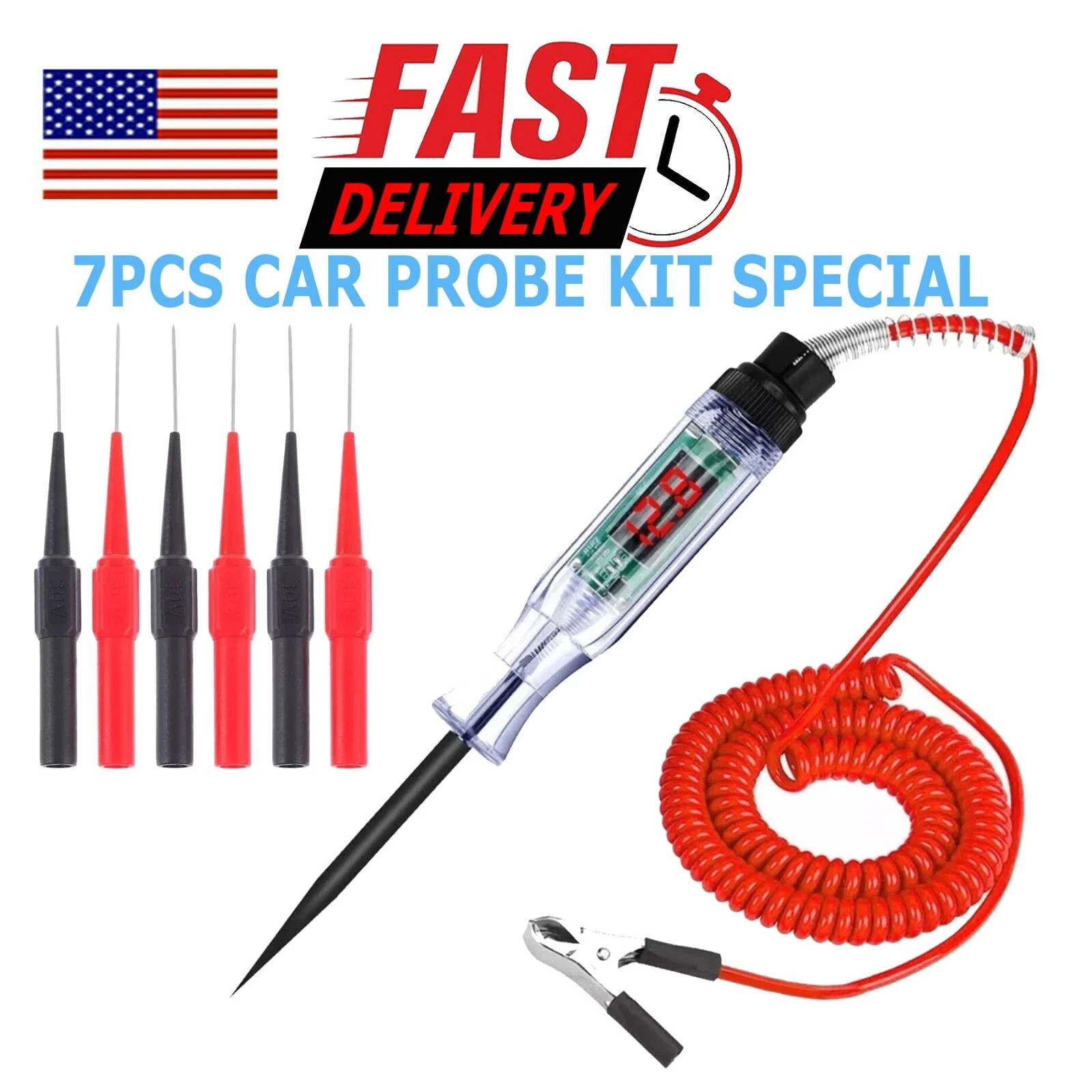 3.5-36V Digital Automotive Car Power Circuit Electrical Tester Probe Test Light