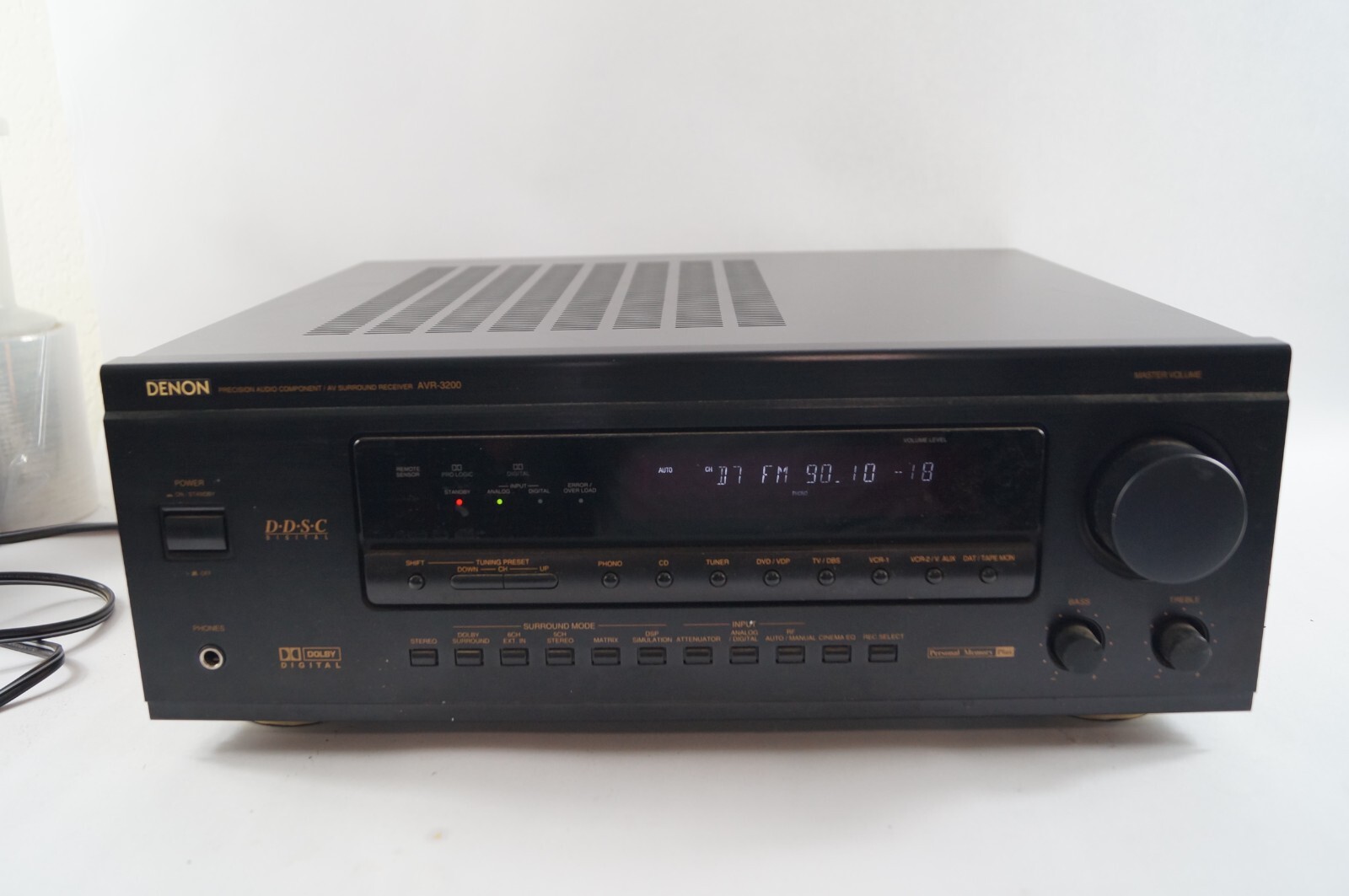 DENON AVR-3200 Precision Audio Component AV Surround Receiver Dolby WQRKING D241
