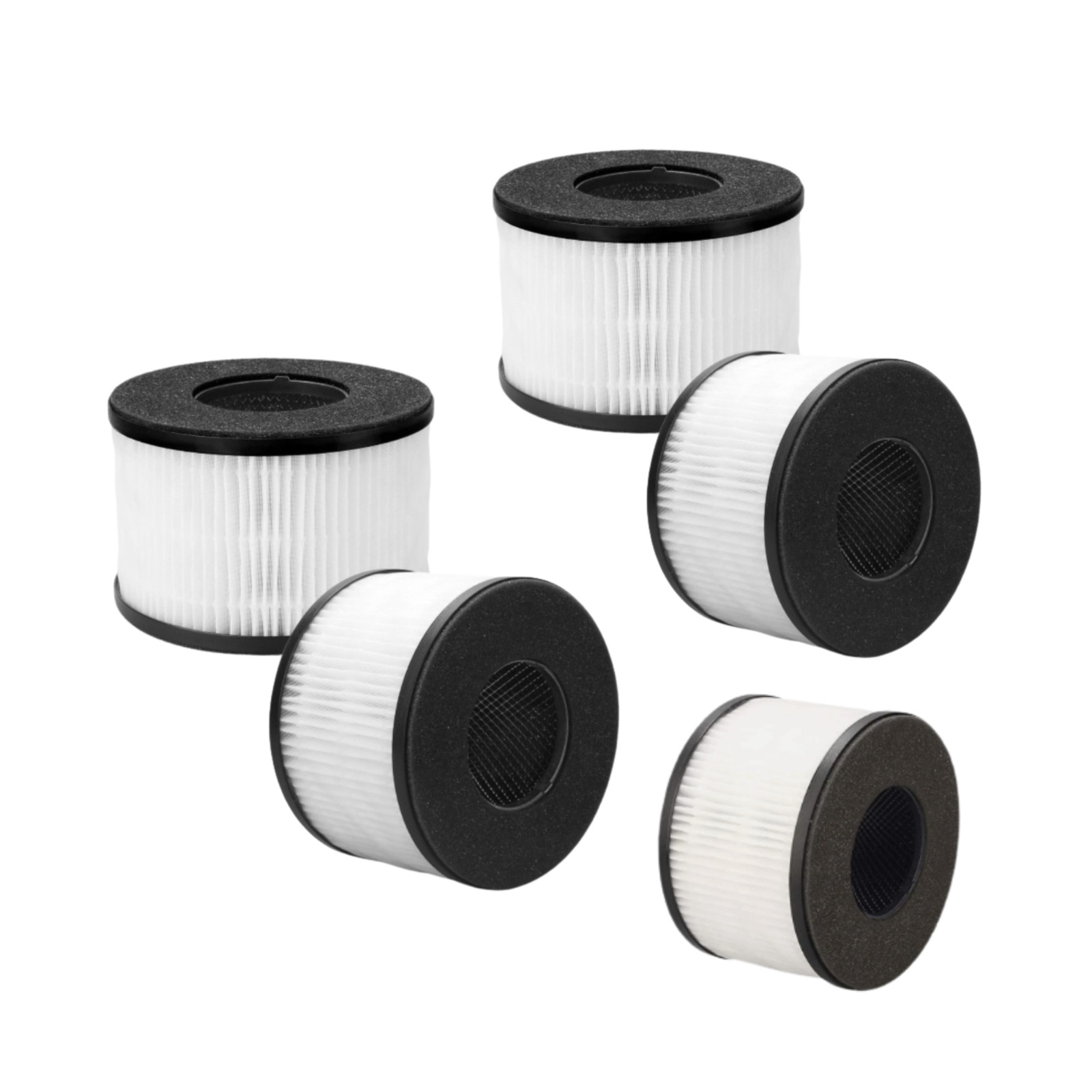 5PCS BS-03 True HEPA Replacement Filter, Partu Air Purifier replacement filter