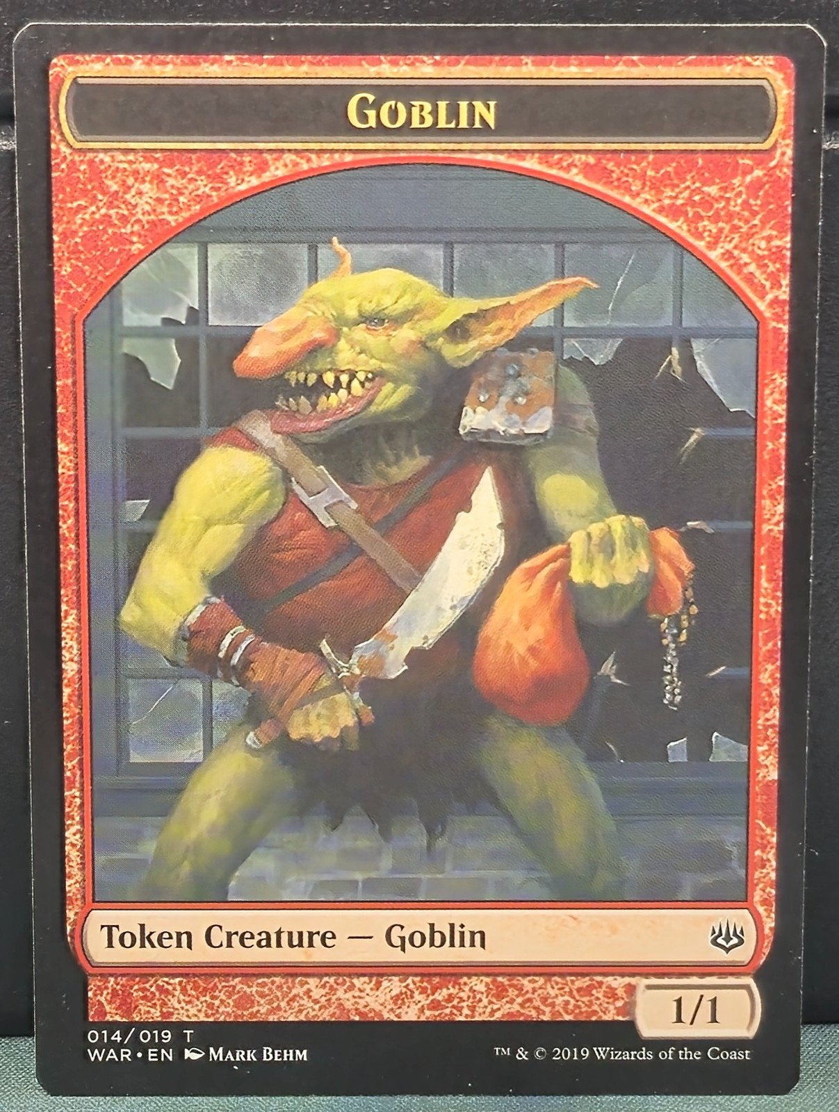Goblin Token 014/019 War of the Spark Card Game Near Mint Creature 1/1 TCG MTG