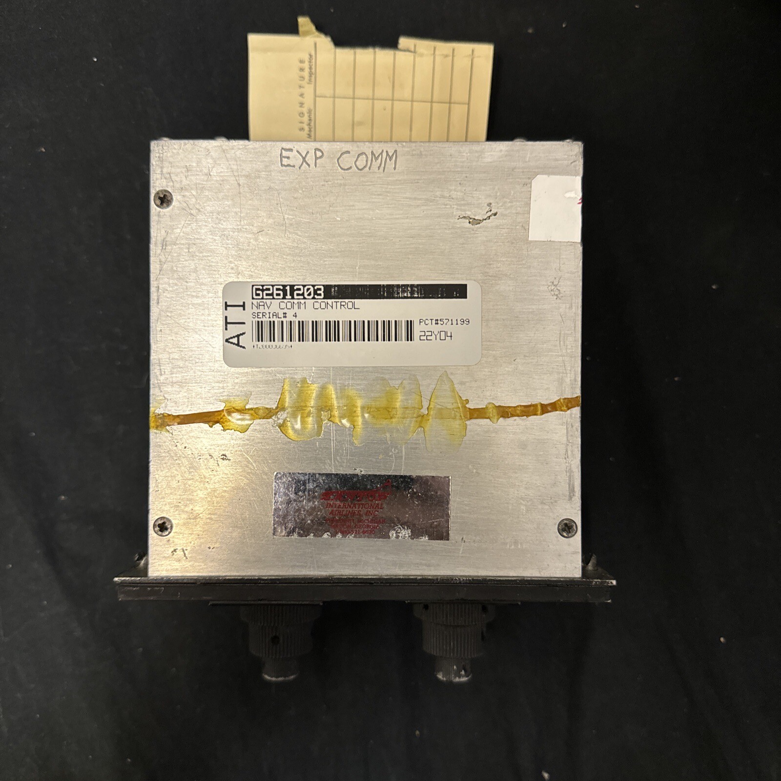 Comm/Nav Panel; G-2612-03; 4; SERVICEABLE