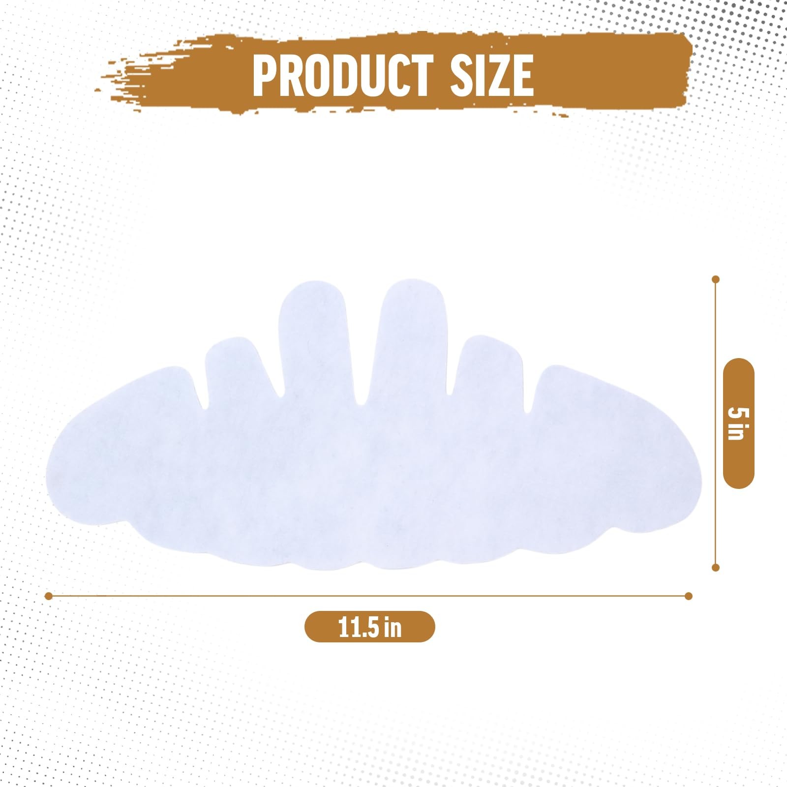 6Pcs Baseball Caps Inserts Shapers, Reusable Polyester Fabric One Size, White