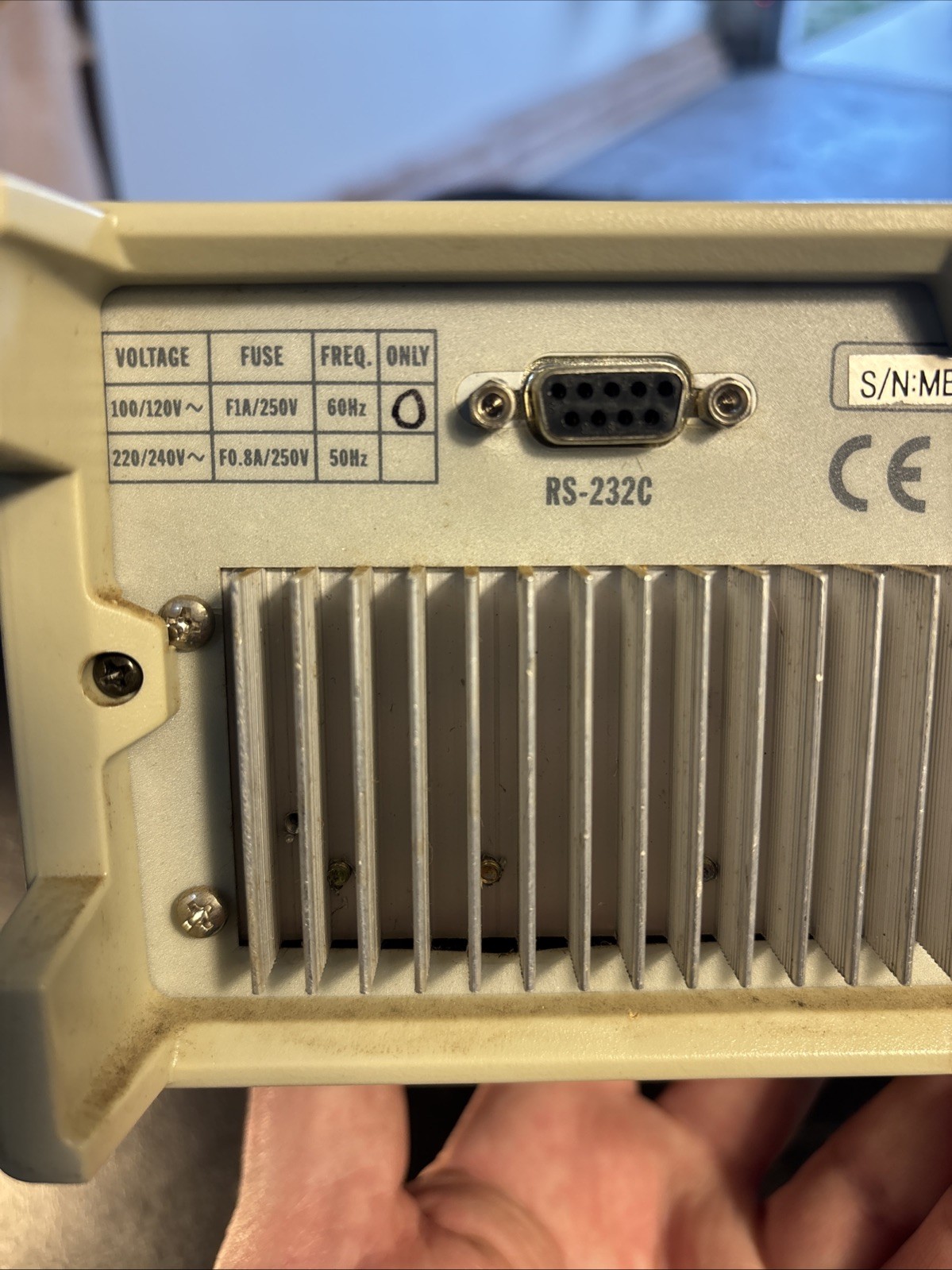 Metex MXG-9802 Function Generator With Frequency Counter. With Power Cord