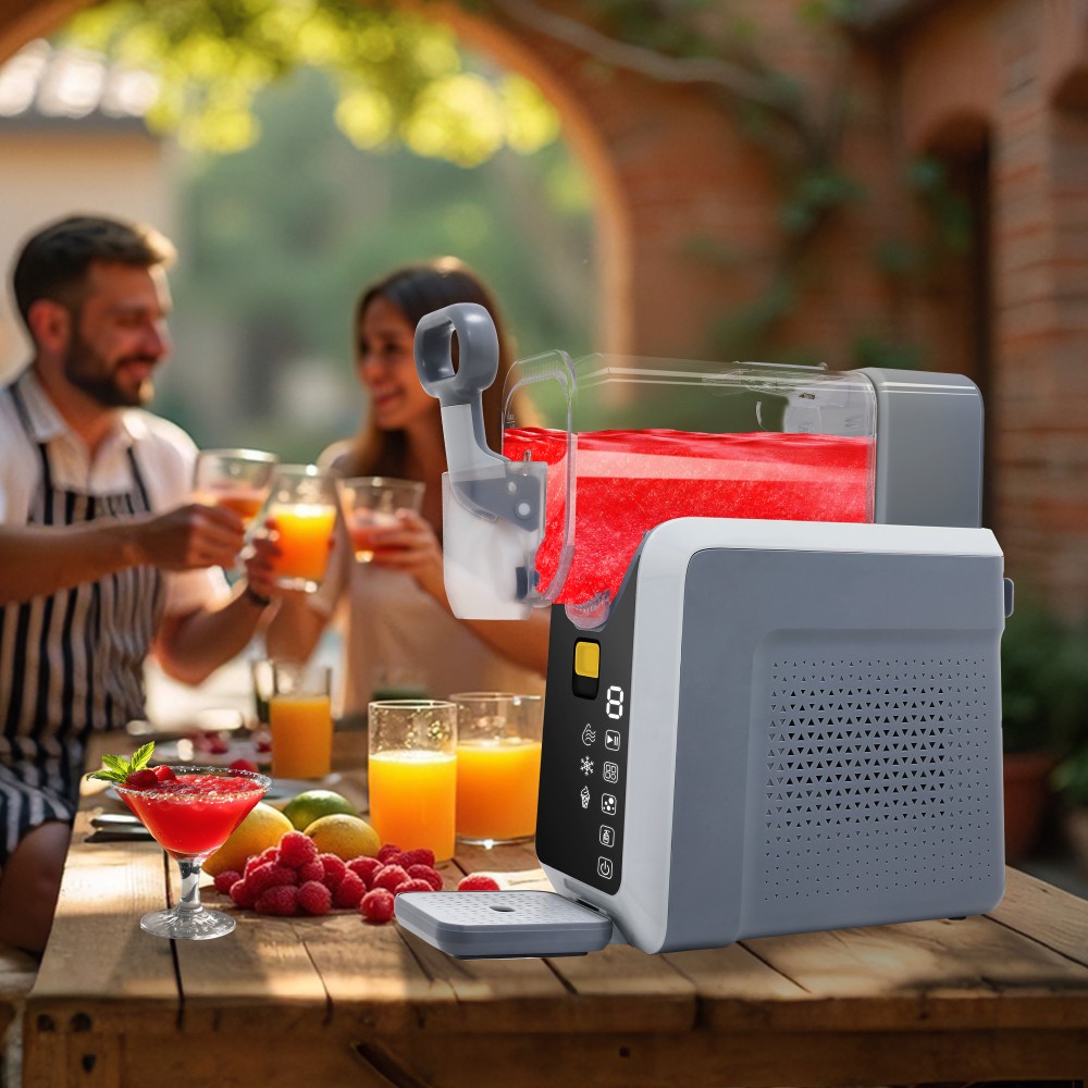 Slushy Machine Home No ice Needed Professional Frozen Drink Maker LED Display
