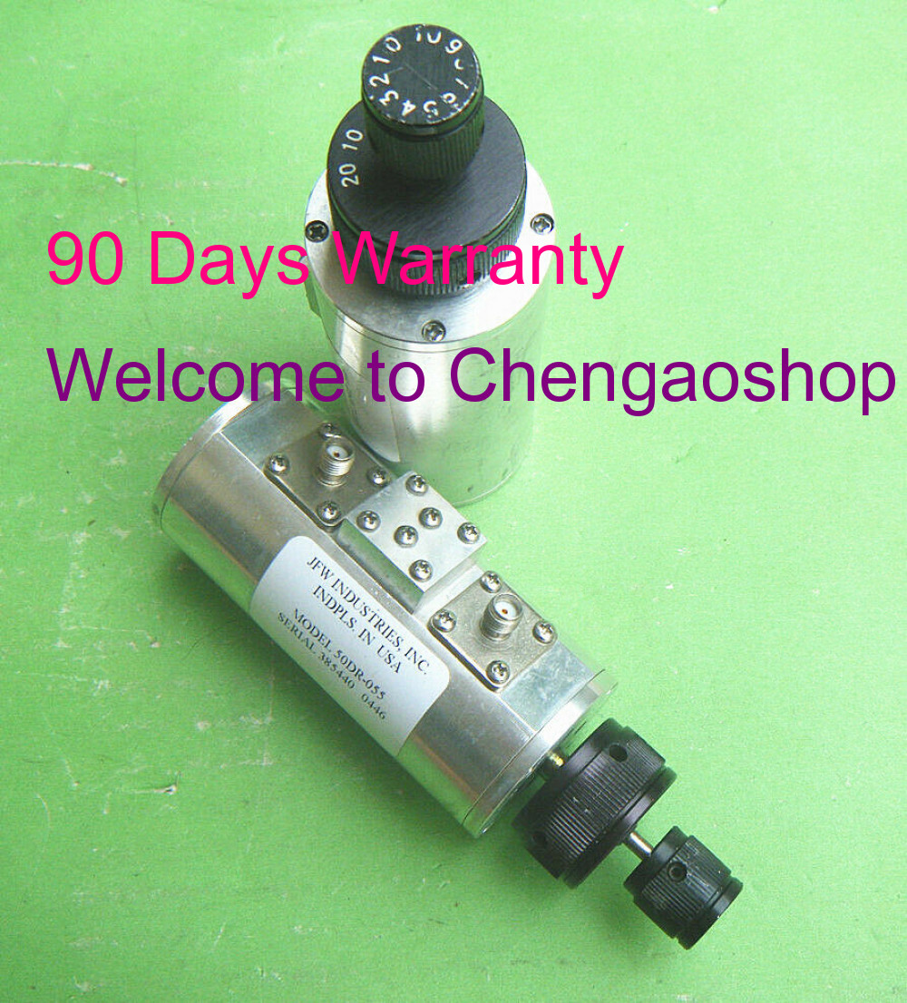 1× JFW 50DR-055 DC-2GHz 0-30dB 1dB Step 2W SMA RF Variable Attenuator