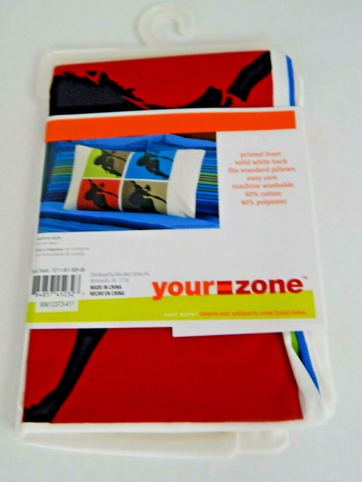 Your Zone Statement Standard Pillowcase Lot Of 2 Pillowcases Quad Skate