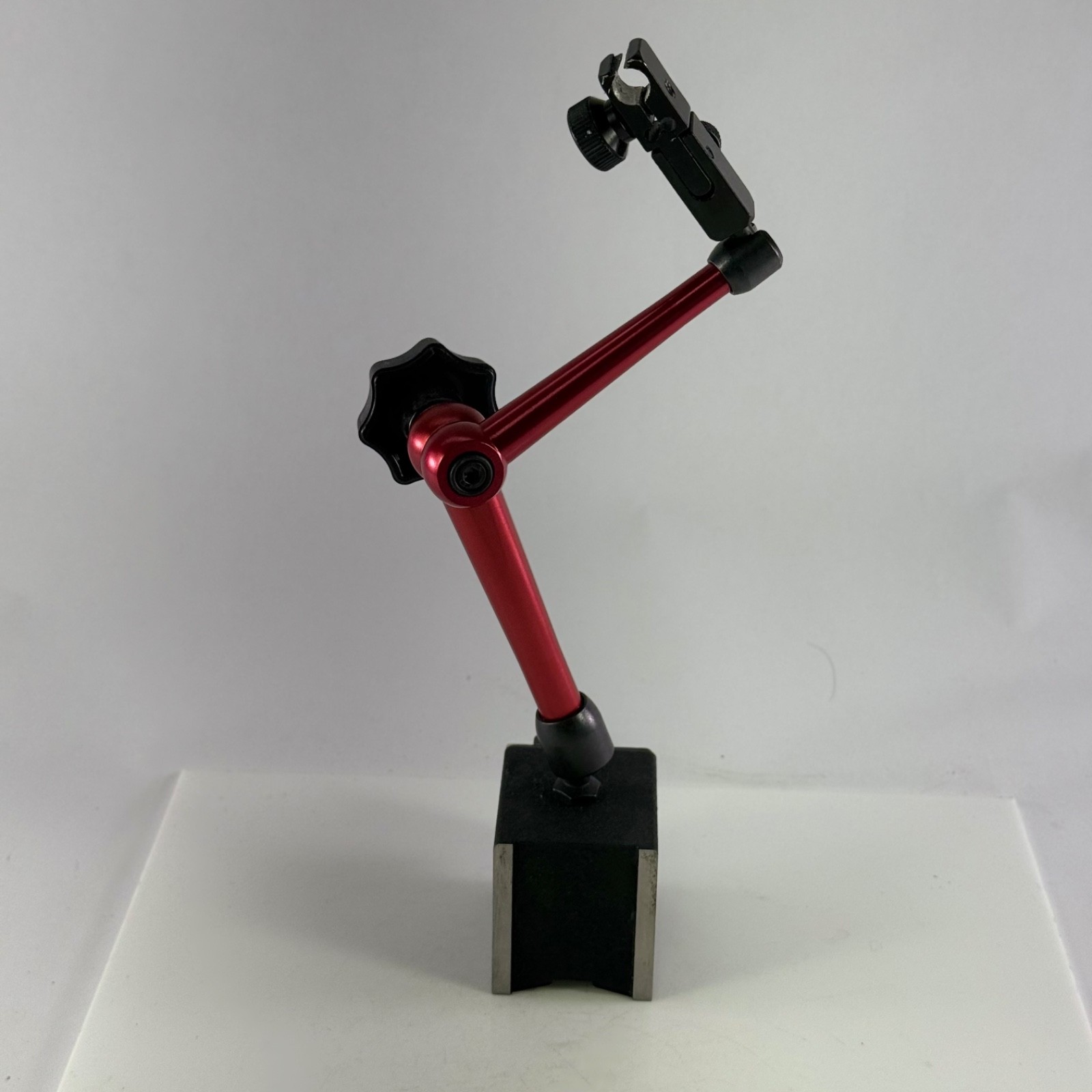 Magnetic Base Dial Indicator Holder Stand Articulating Arm On/Off Switch