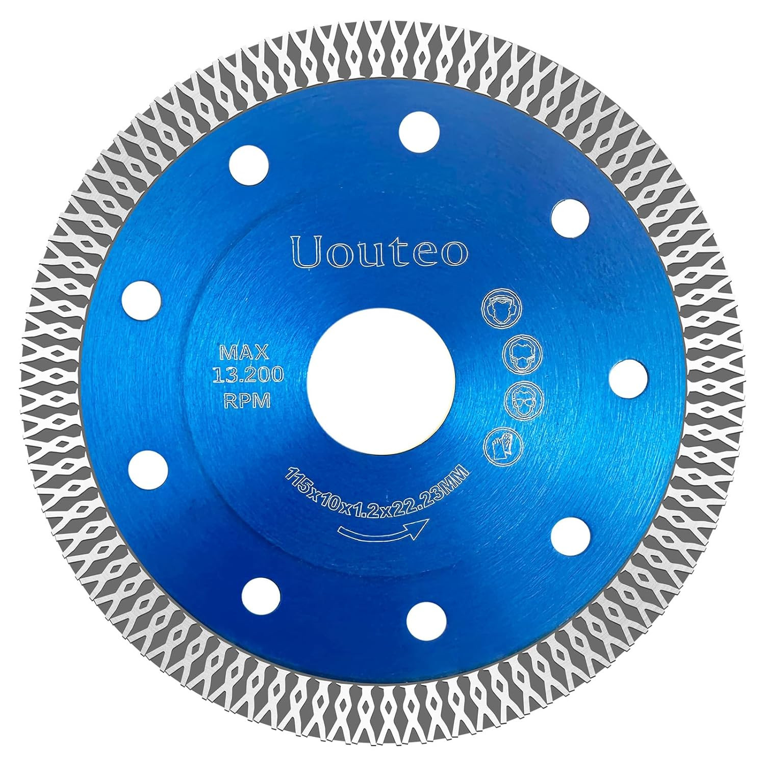 4.5Inch Diamond Saw Blade, 4-1/2 Inch Super Thin Tile Blade, Diamond Saw Blad...