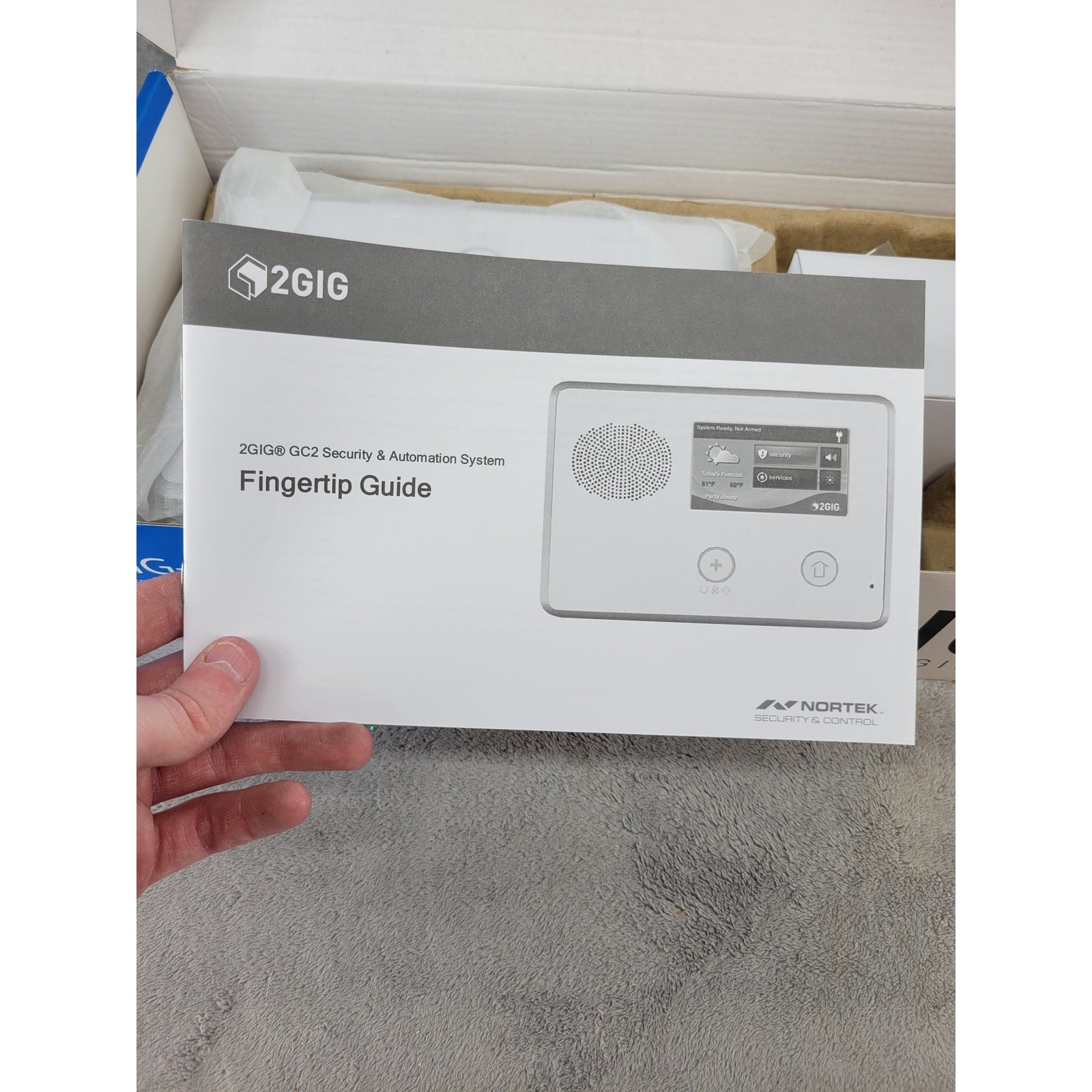 2GIG CP21-345 Go!Control Wireless Security Automation System Color Touch Screen