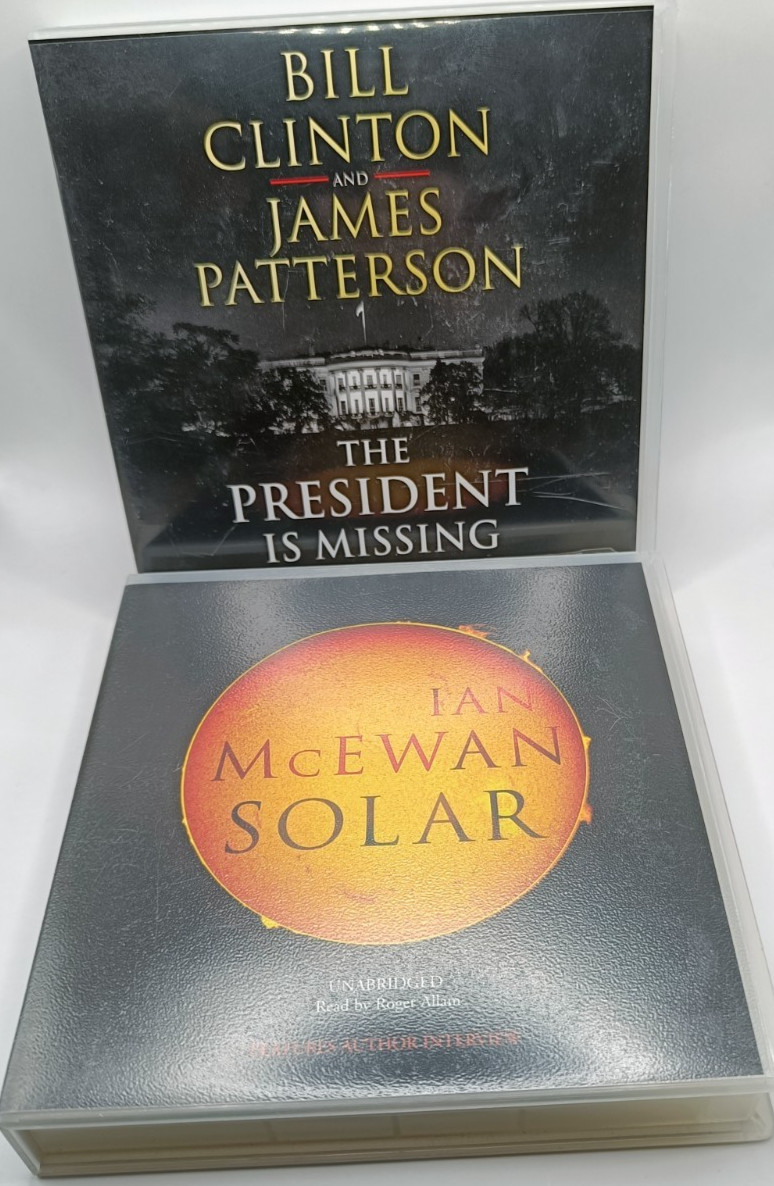 Audiobook Lot 22 CD Ian McEwan Solar + Clinton Patterson President Is Missing