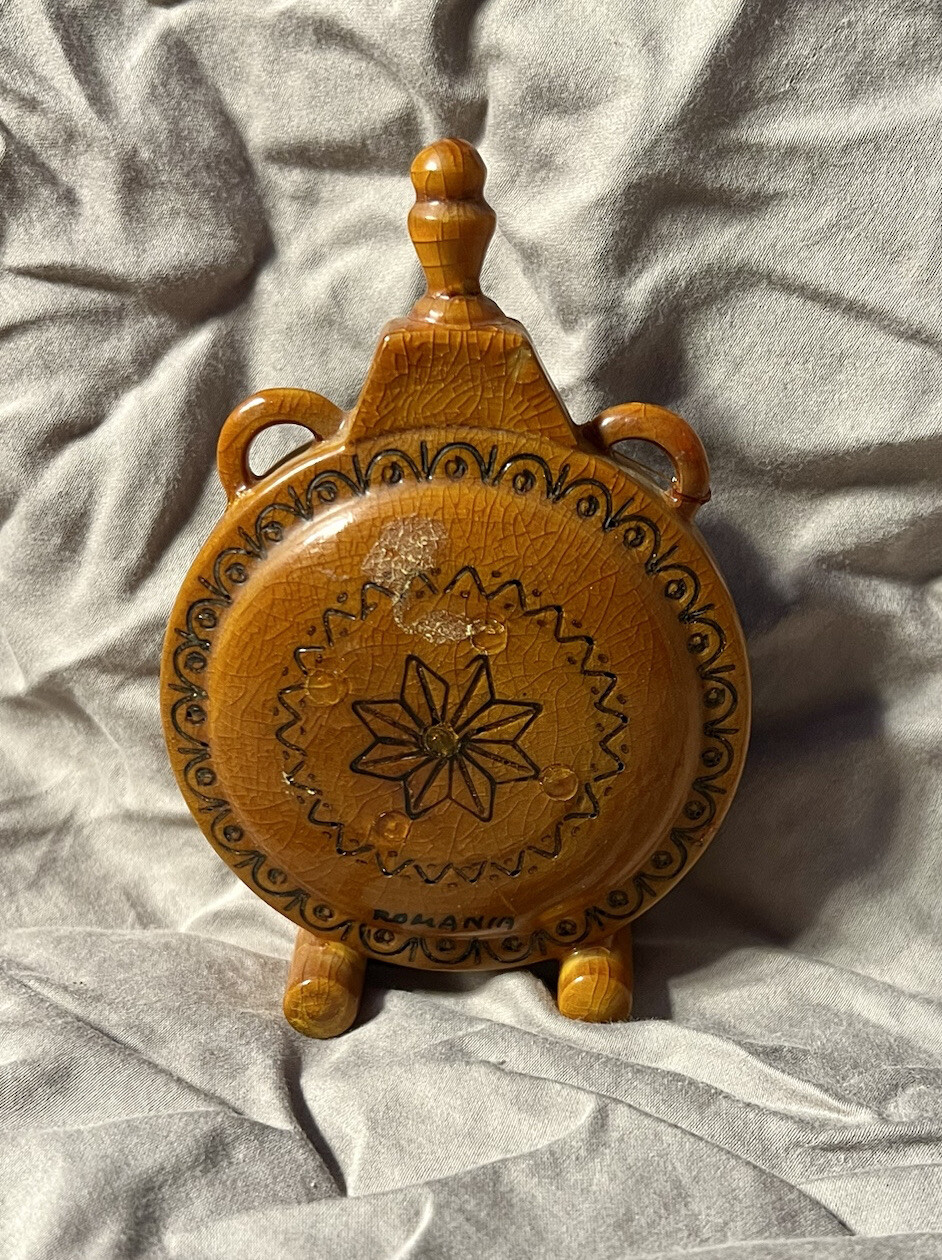 ANCIENT ARTIFACT ROMANIAN ANTIQUE HANDMADE COMPASS DESIGN ROMANIA ETCHED