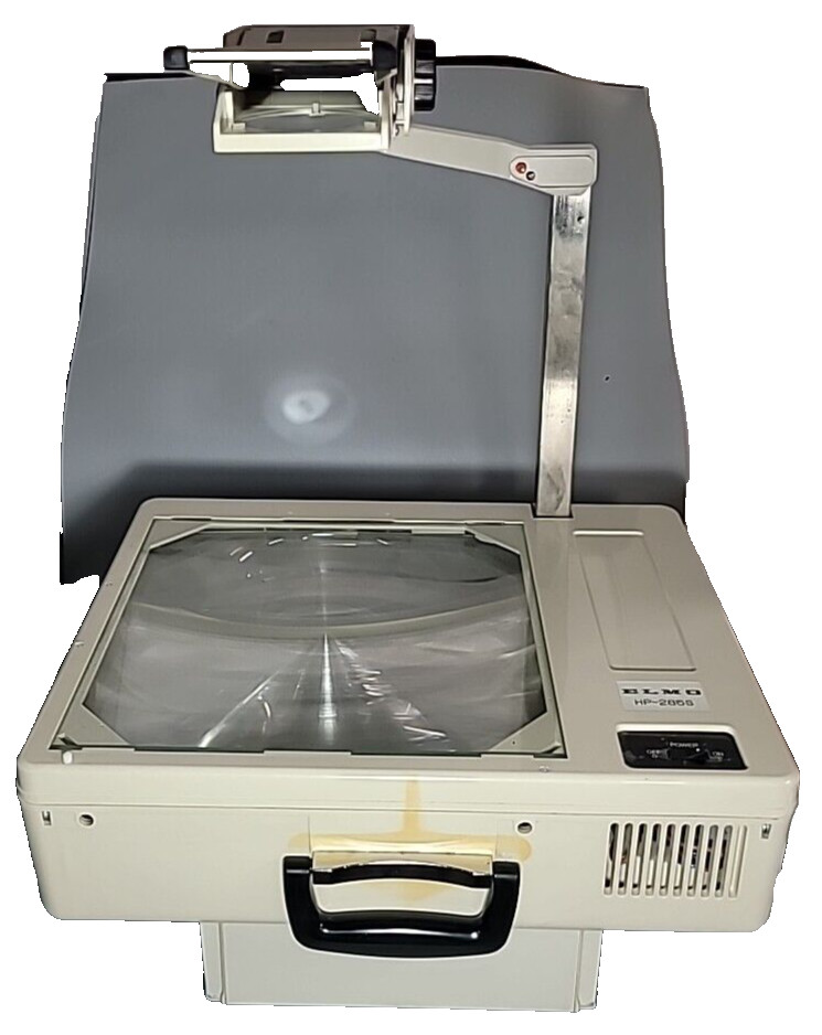ELMO RETRO TRANSPARENCY OVERHEAD PROJECTOR MODEL HP-285S *FOR PARTS*
