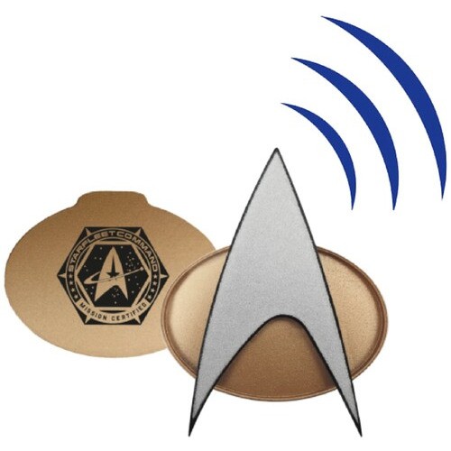 Fametek - Star Trek The Next Generation -  Bluetooth Communicator   Badge - 2026
