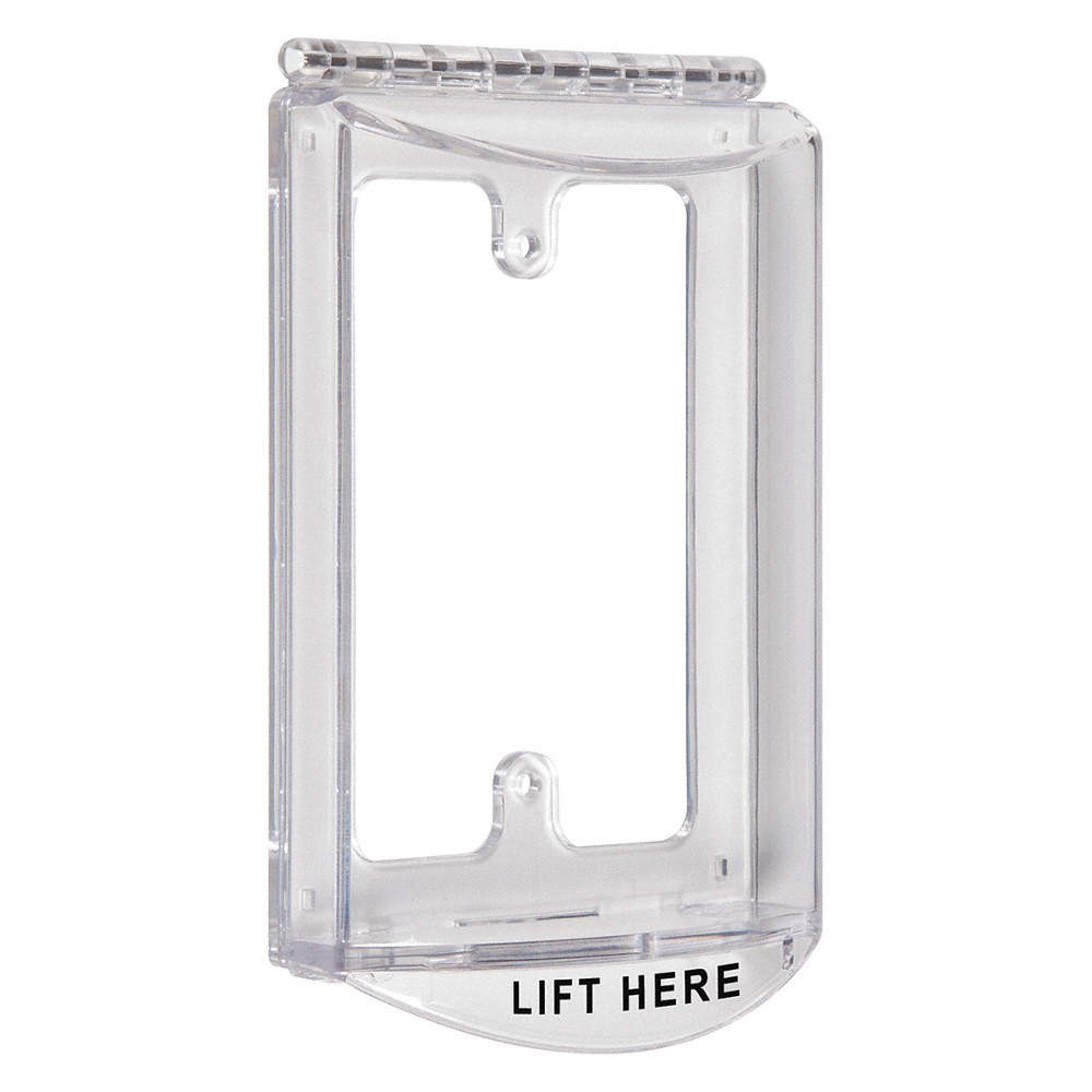 SAFETY TECHNOLOGY INTERNATIONAL STI-6519 Protective Cover,4-15/32 in. H,Clear 45