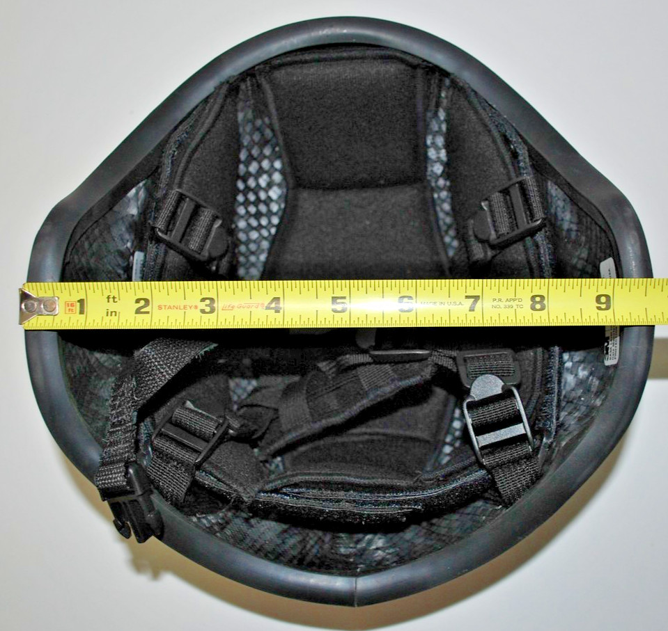 3M Ceradyne Helmet, Model BA3A, LEVEL IIIA, Color: Green