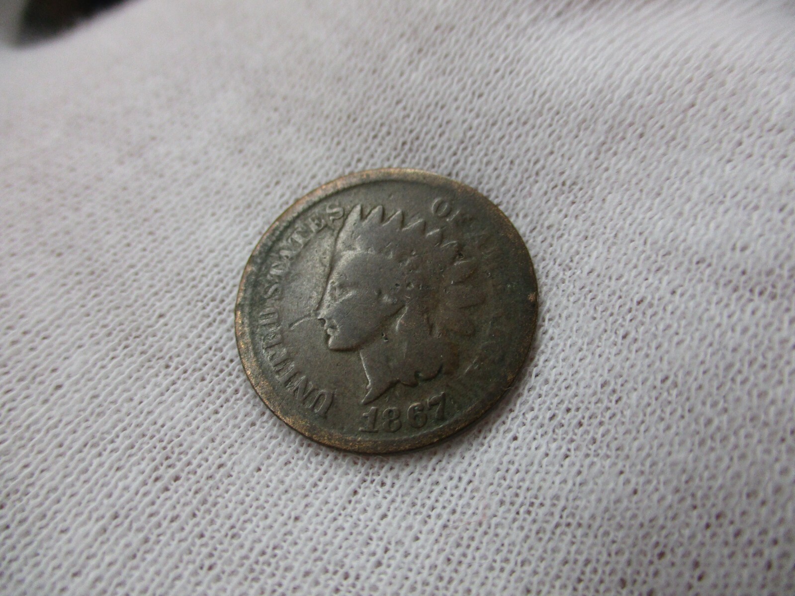 1867 Indian Cent G (INV27)