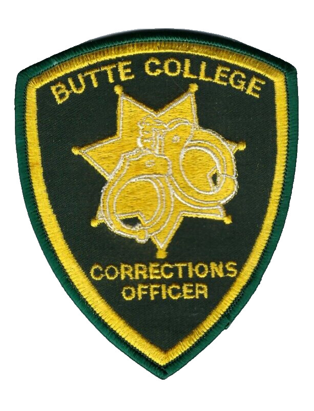 Butte College Corrections Officer CA California police patch - NEW!