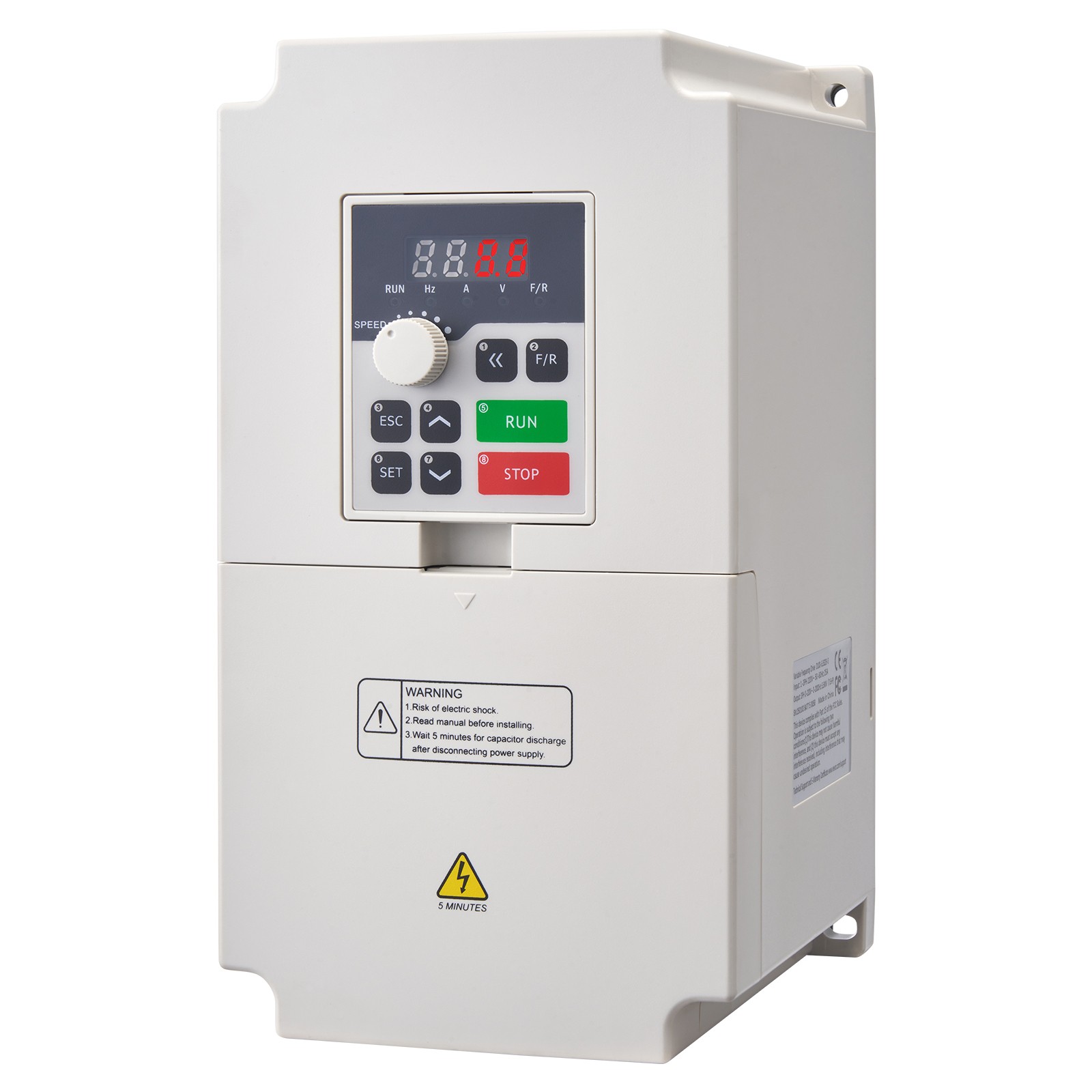Uimoso 4KW 5HP Variable Frequency Drive VFD 220V Motor Inverter Converter