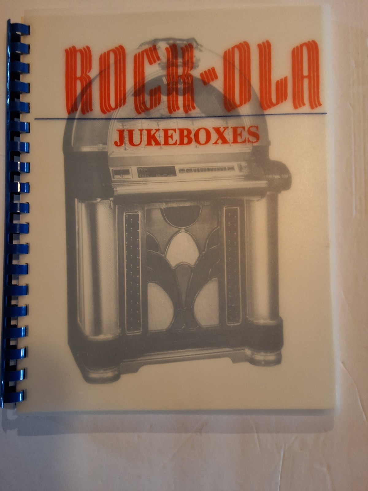Vintage Rock-Ola Jukeboxes Spiral Bound Book 1935-19887 by Frank Adams, PhD.