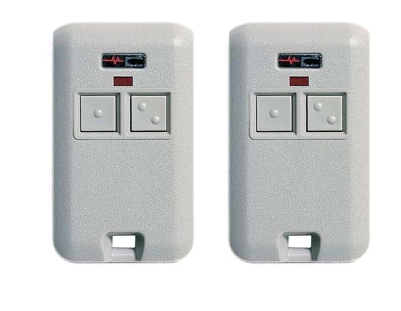 4200 Comp Gate/Garage 2-Button Remote Multicode 300MHz 10 Switch 2-PACK
