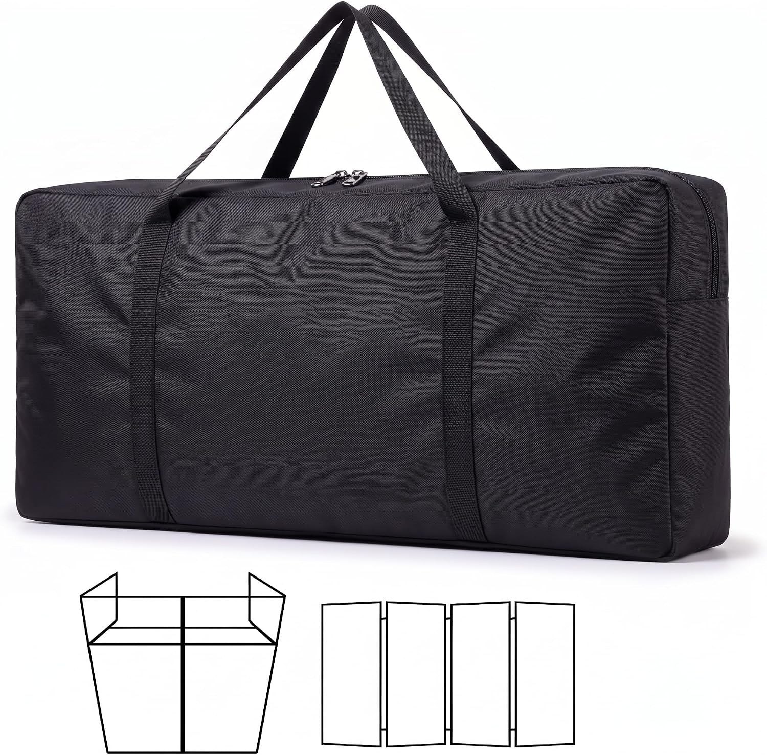 DJ facade Carry Bag 50 x 29.5 x 5.7 Inch 1680d Oxford Cloth DJ Booth Facade Pane