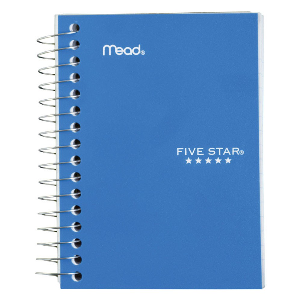 Mead  3-1/2 In. W X 5-1/2 In. L College Ruled  Spiral  Notebook Pack Of 6