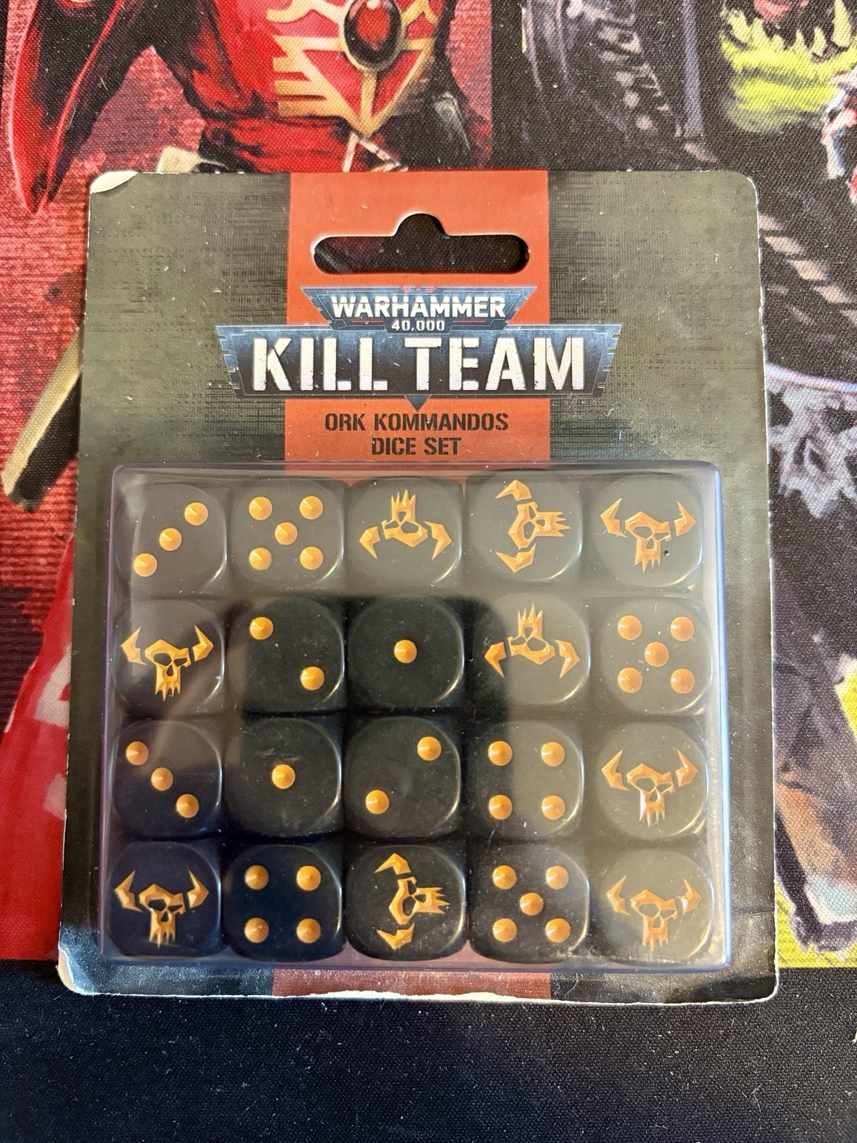 40K Xenos Ork Kommandos D6 Dice Set Sealed BNIB Kill Team Warhammer