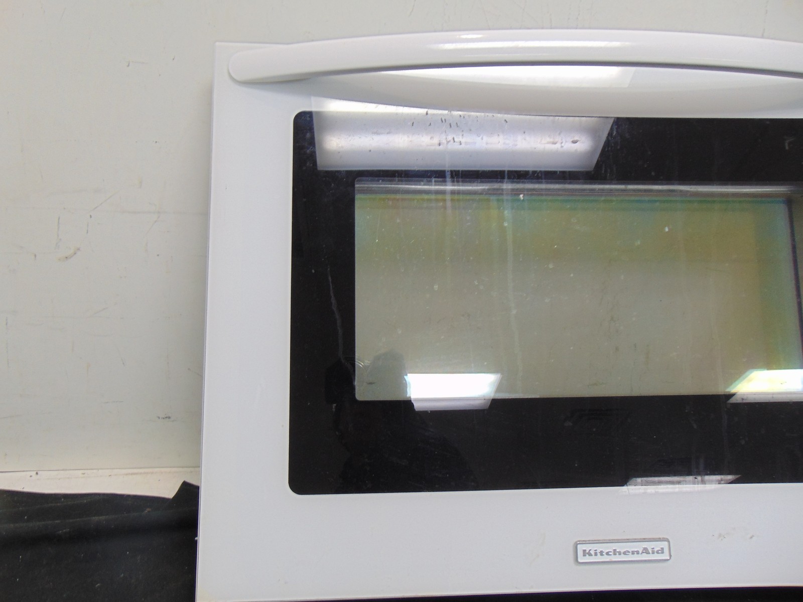 KitchenAid Electric Range KERS505XWH00 Lower Door Assembly with Handle White