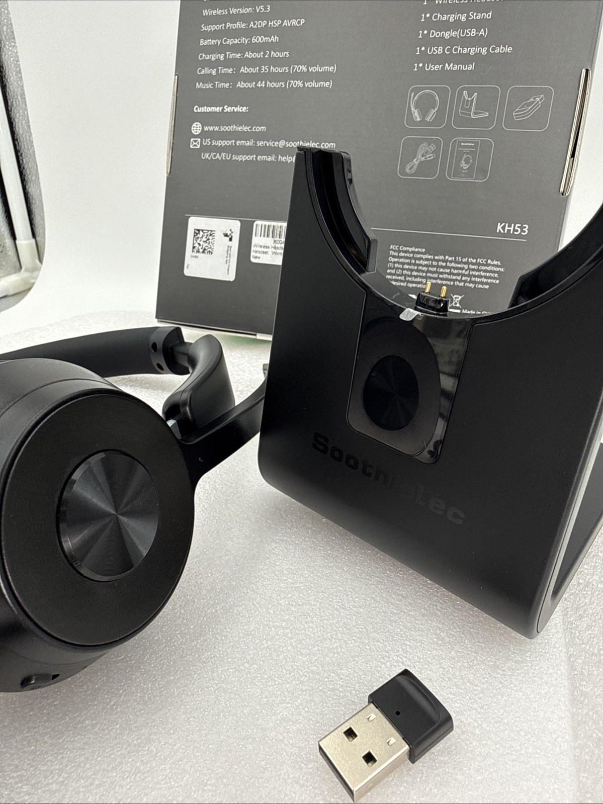 (Upgraded Version) Wireless Headset, Bluetooth Headset w/Noise Cancelling Mic