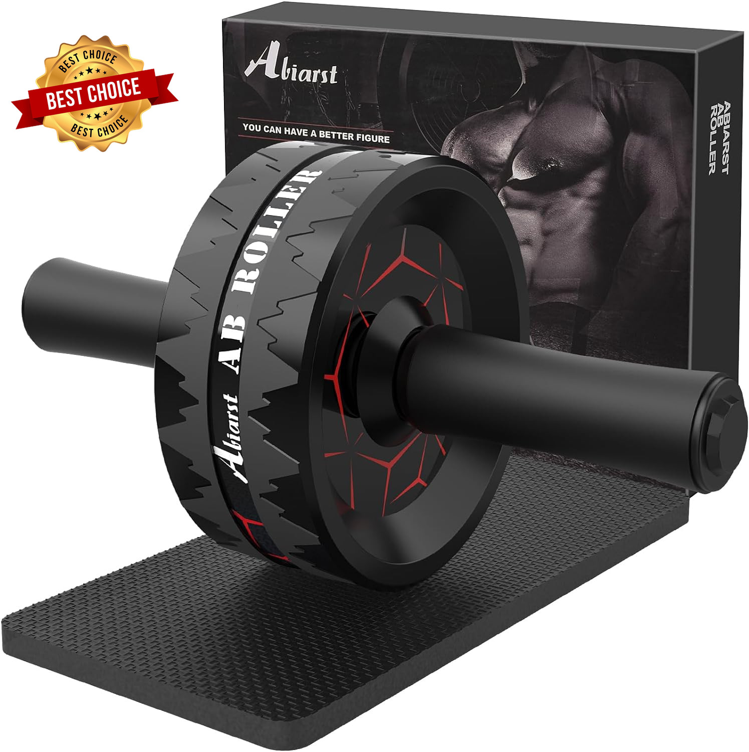 Ab Roller Wheel, Abs Workout Equipment for Abdominal & Core Strength Training