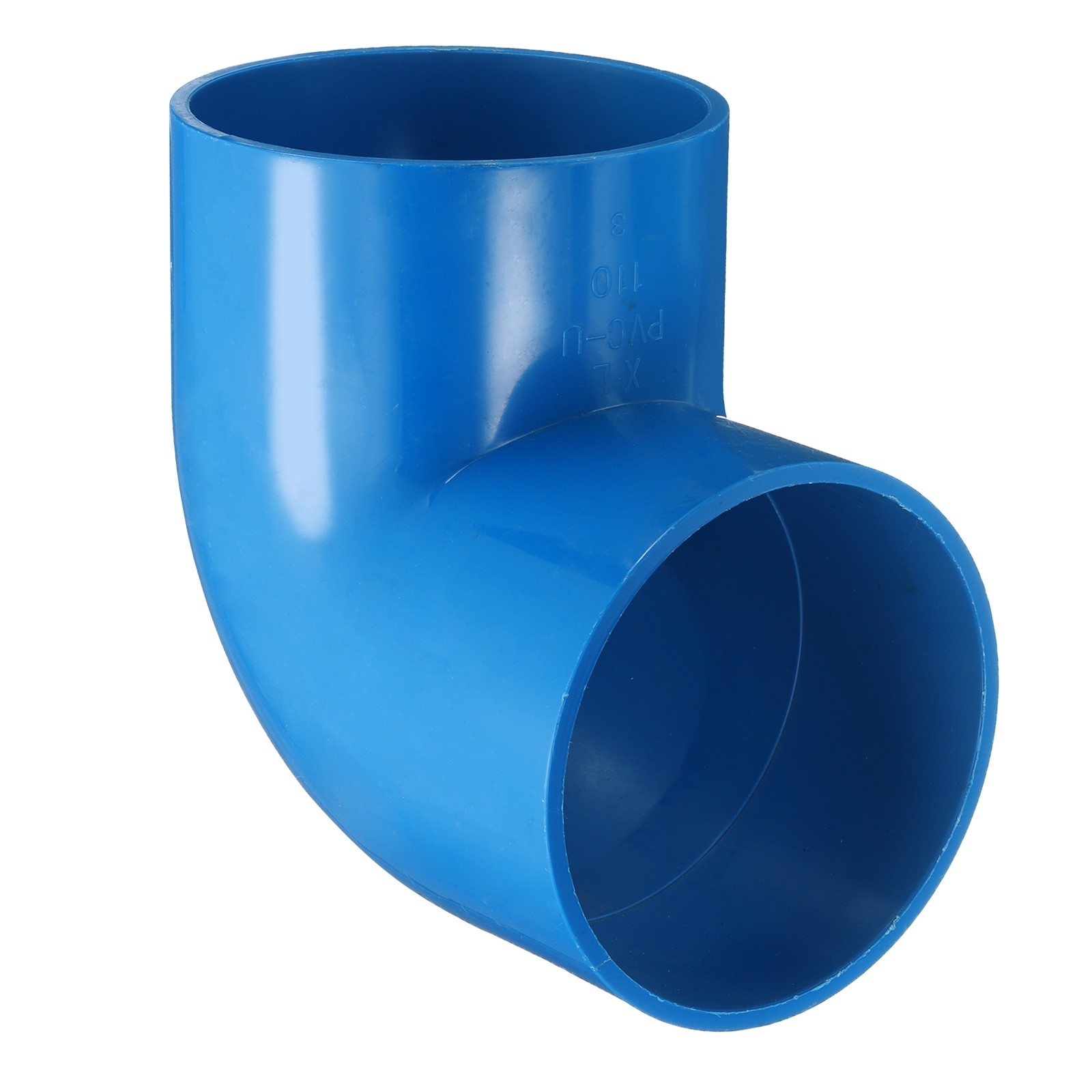 1 Pcs 4 Inch 90 Degree Elbow Pipe Fittings 2 Way, Blue