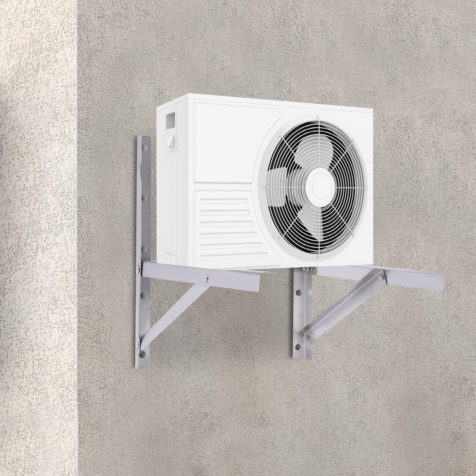Heavy Duty Wall Air Conditioning AC Bracket Ductless Mini Split Hanging Rack