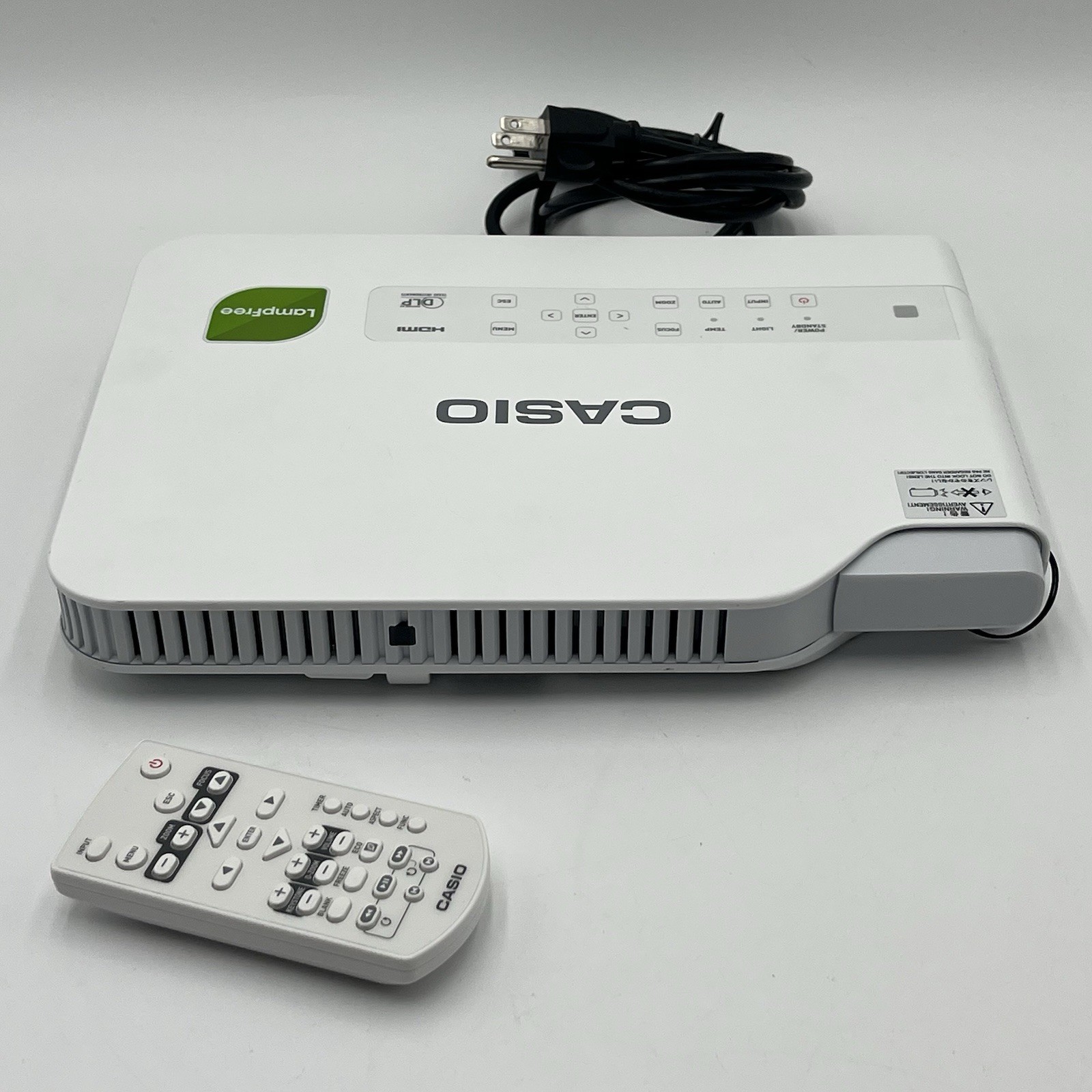 Casio XJ-A142 LampFree DLP Projector HDMI VGA w/ Remote Low 1 Hour Light Time