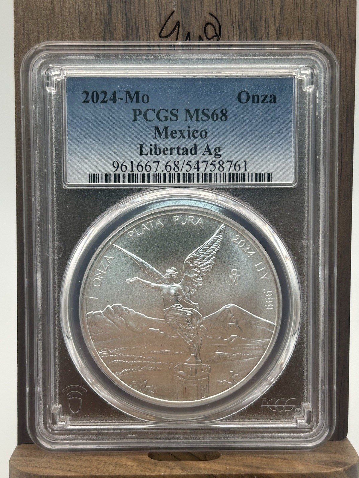 Mexico 2024 Libertad 1 oz .999 Silver PCGS MS68 🔥🔥🔥🔥