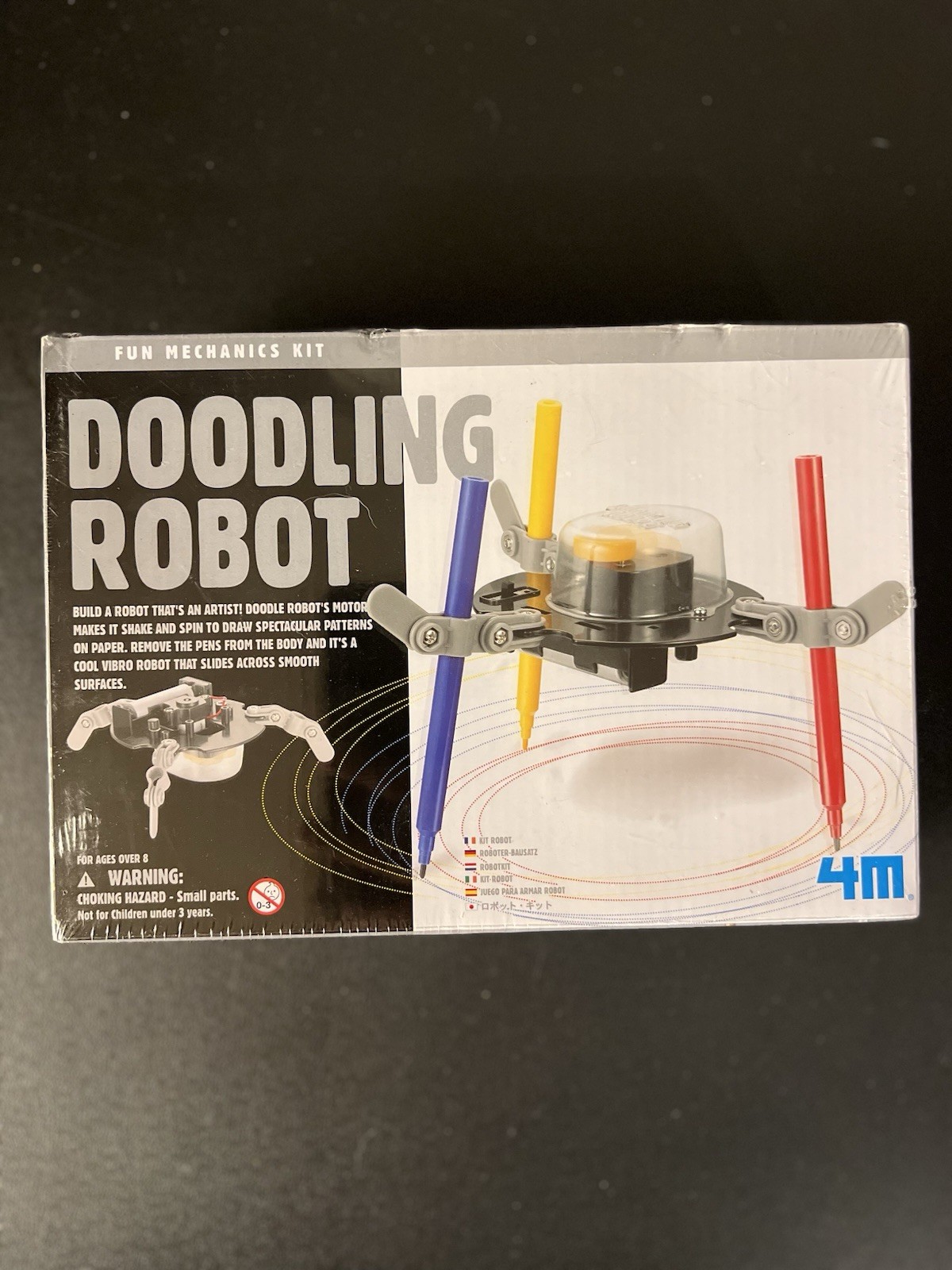 Doodling Robot 4M DIY Science Engineering Robotics Kit New Sealed