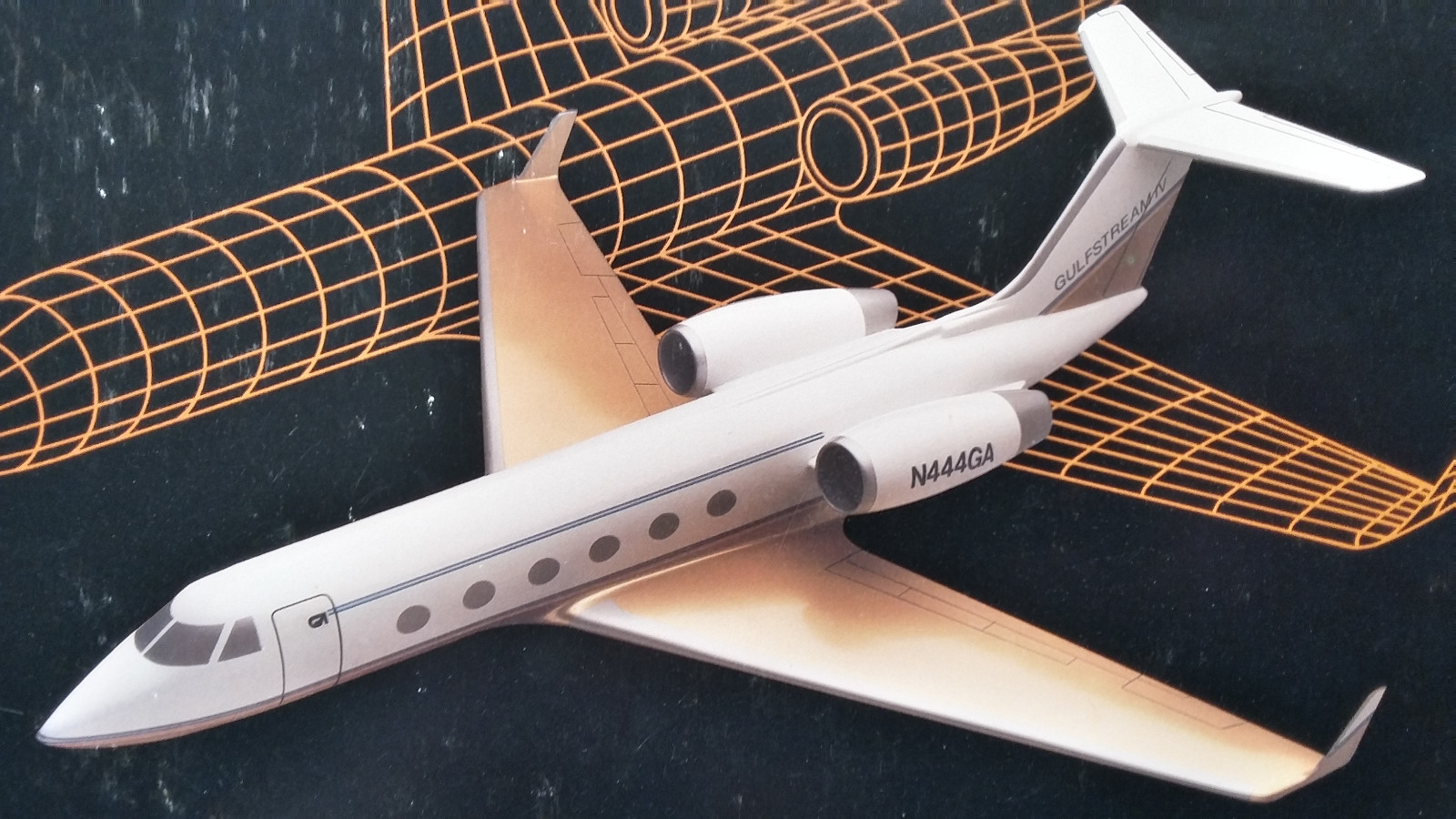 Original Gulfstream Aerospace G-IV "So Advanced" Trifold Brochure. 8.2 x 11"