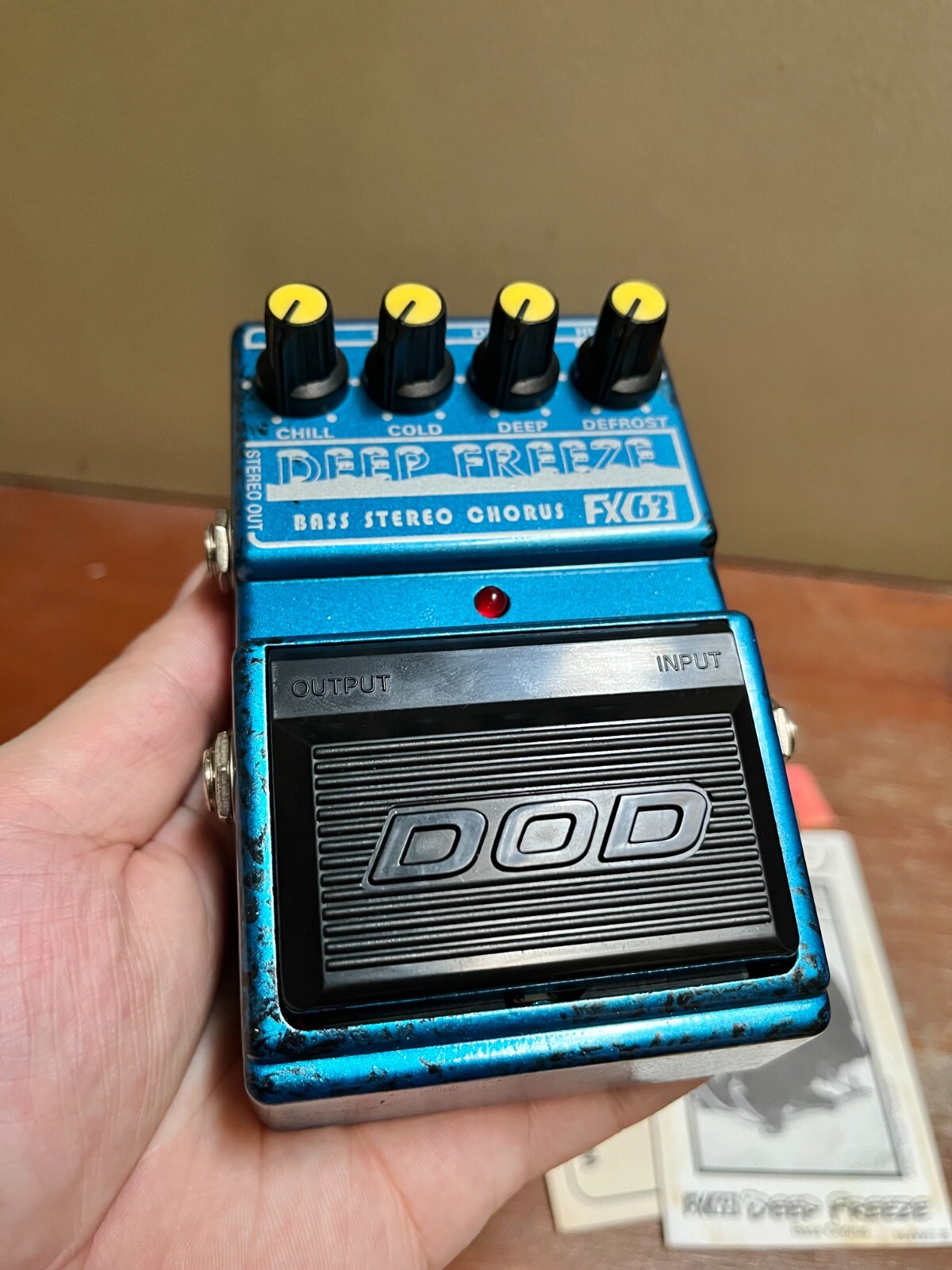DOD FX63 Deep Freeze Chorus Guitar Effect Pedal