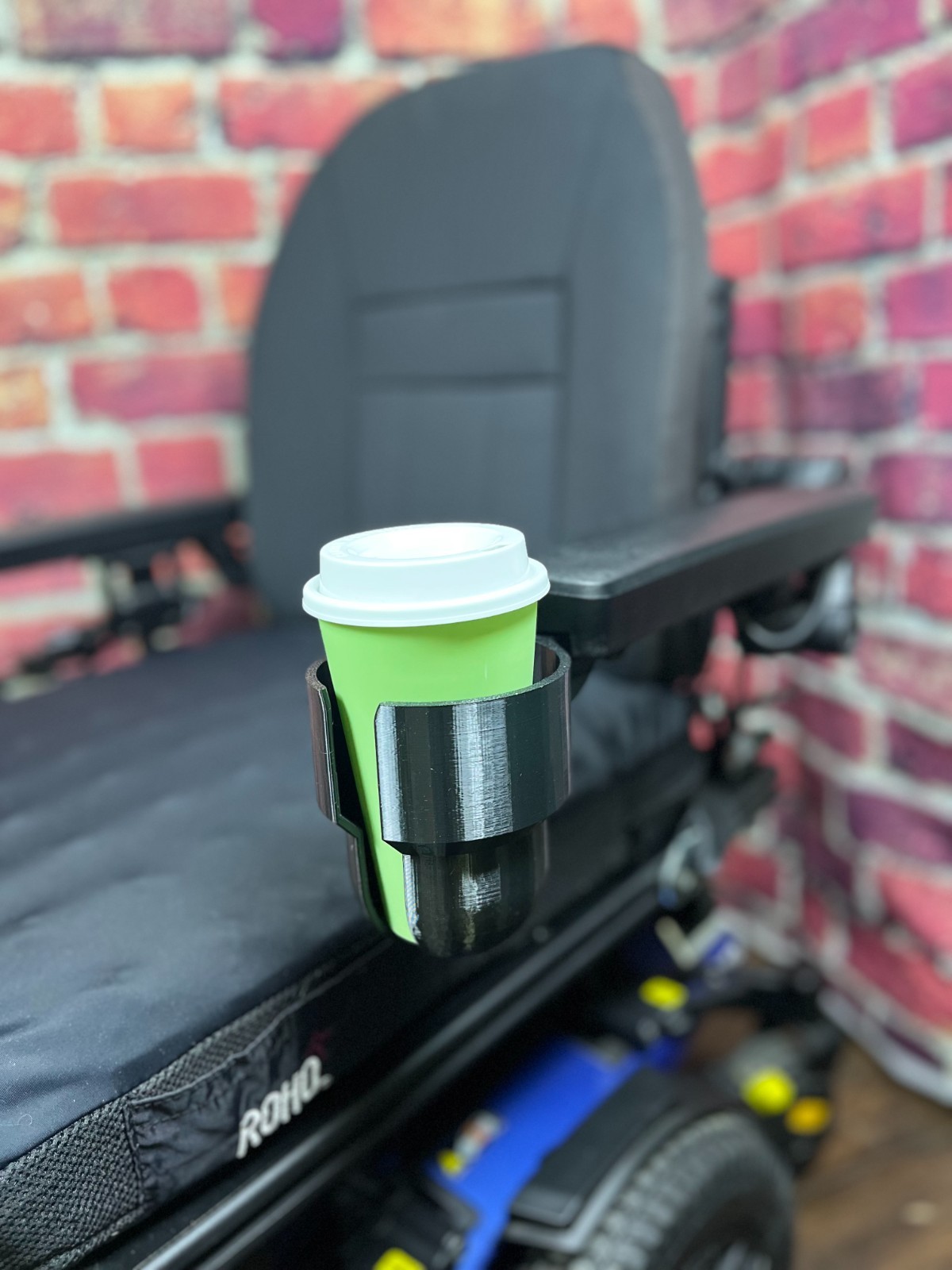Cup Holder Made For Permobil Power Wheelchair