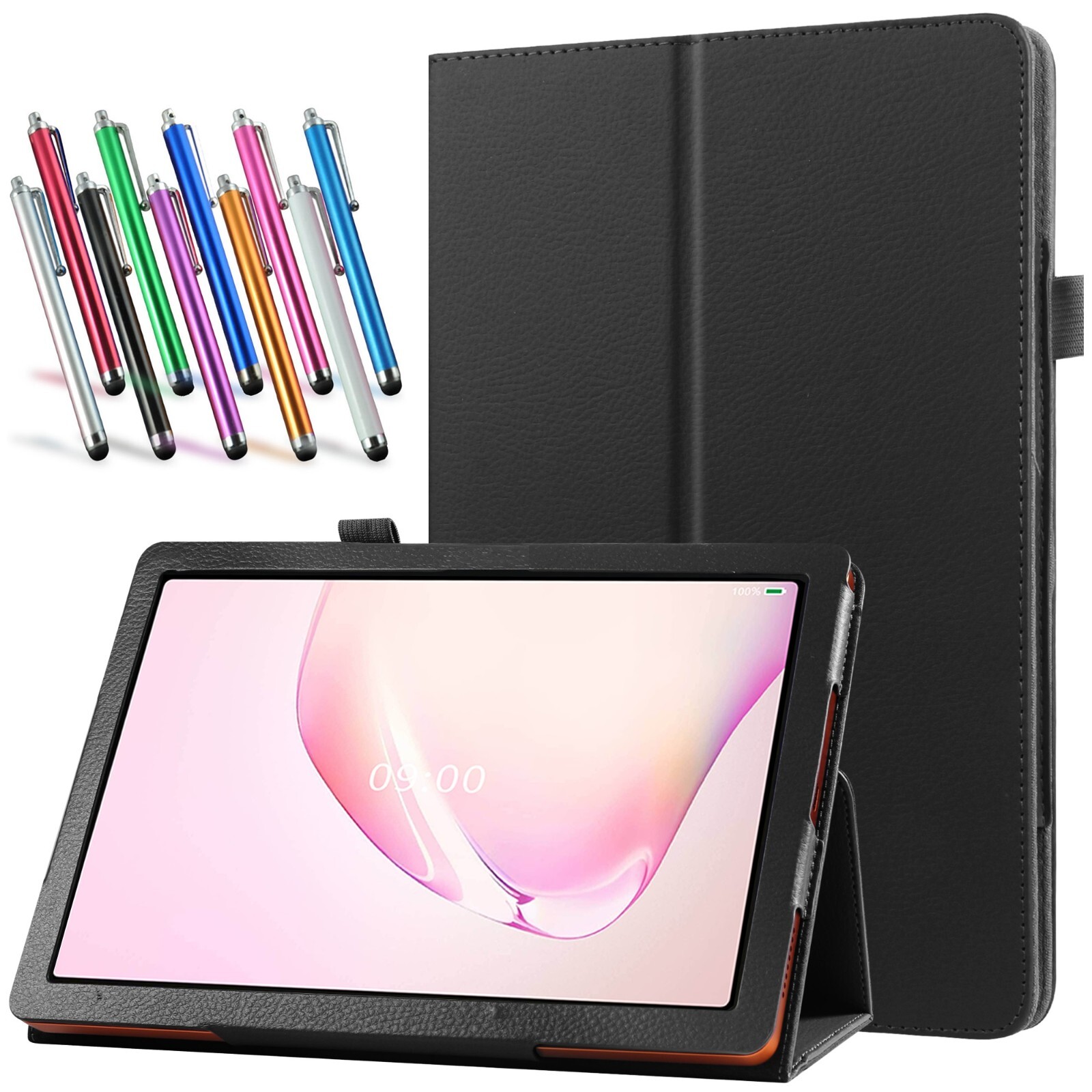 Case for Case for Nook 9" Lenovo Tablet (2024) with Auto Wake/Sleep Cover+Stylus