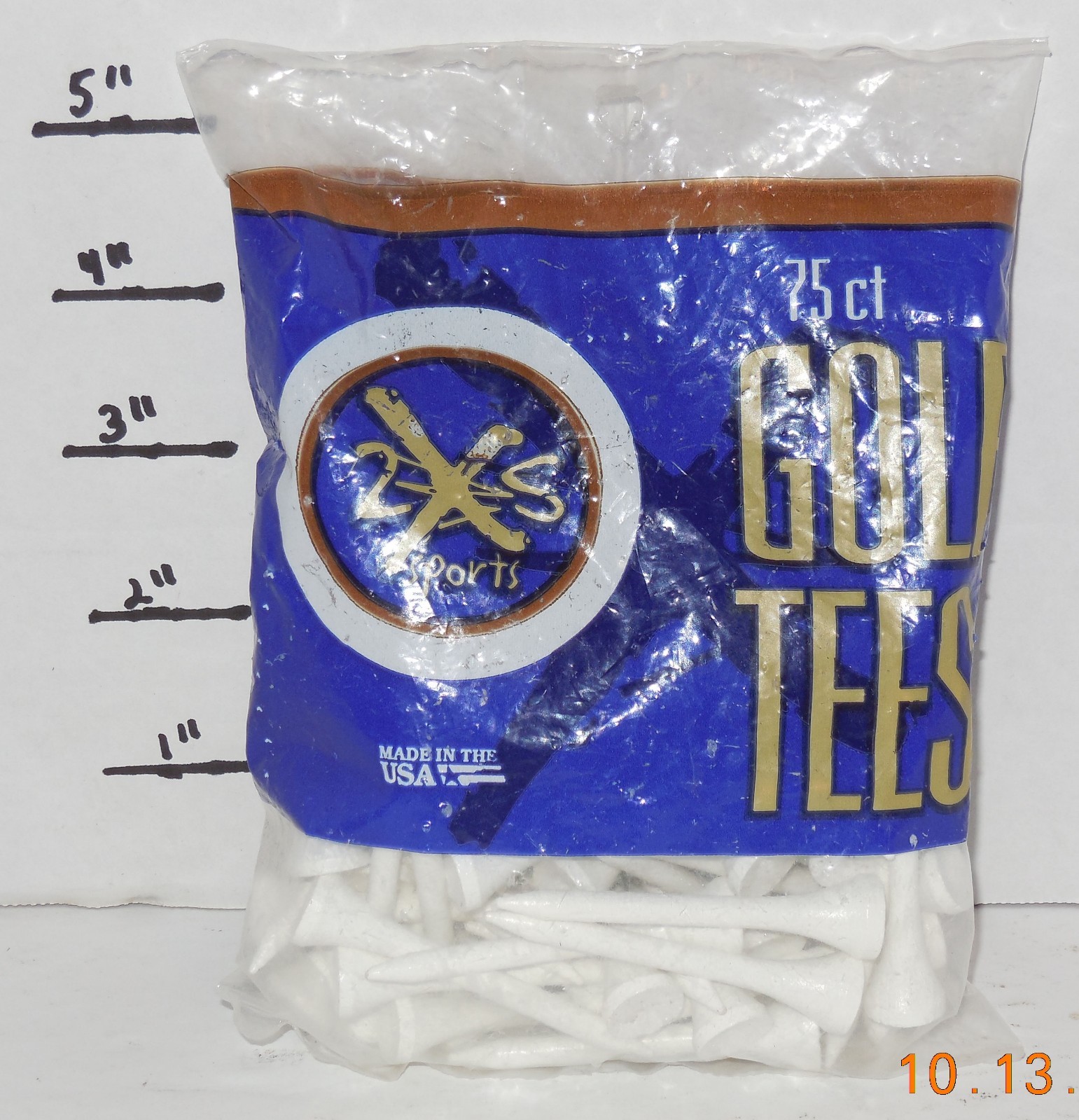 Bag of 75 Golf Tees