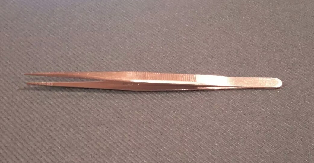 INOX LTweezer, with serrated handle & Tip Gems, Jewerly, Beads,Watches