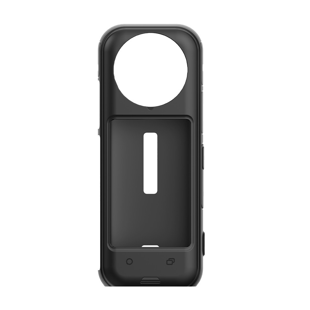 For Insta360 X4 Camera Silicone Cover Case Protection Shell Accessories Black